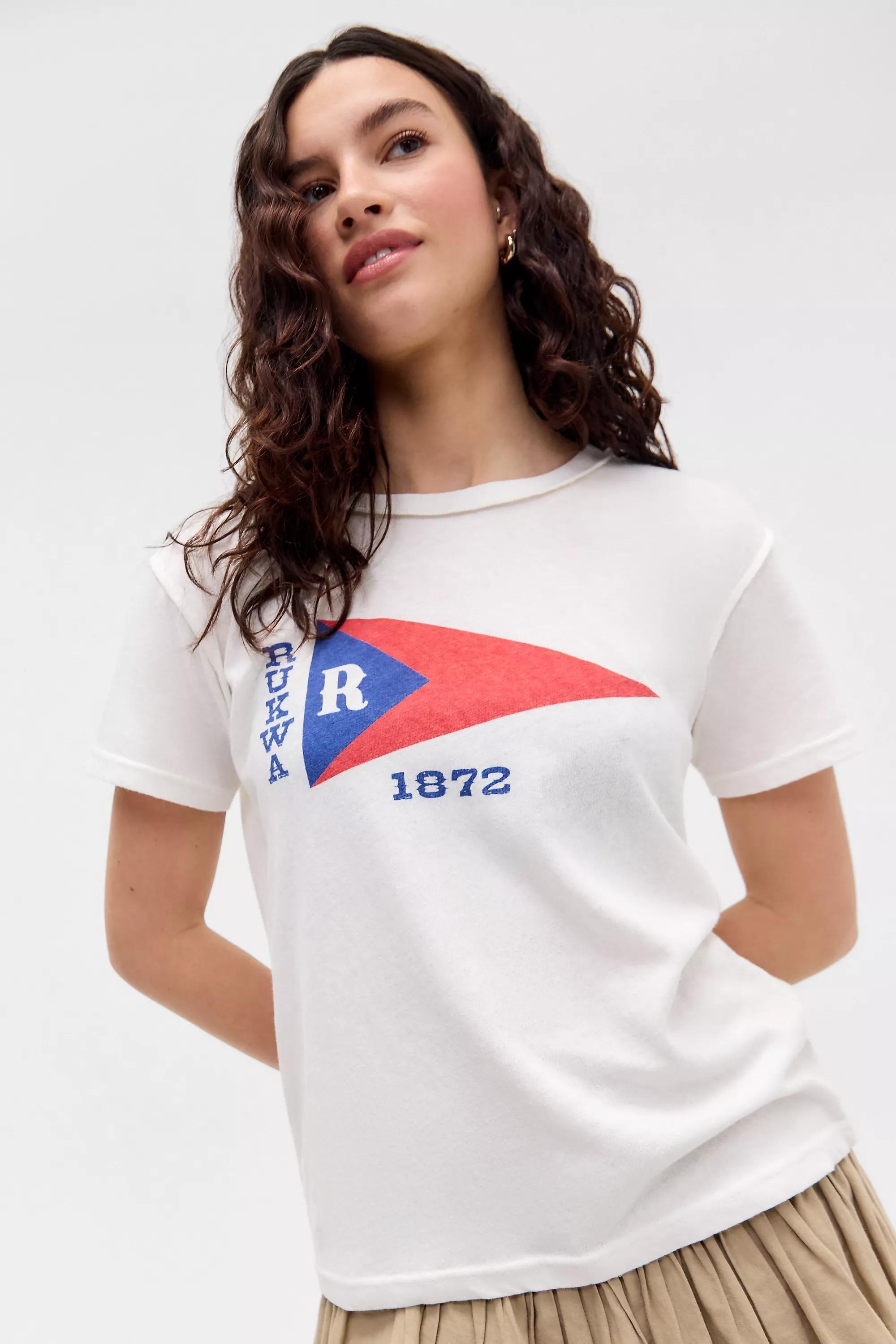 UO Flag Hemp Relaxed T-Shirt, , large image number 0