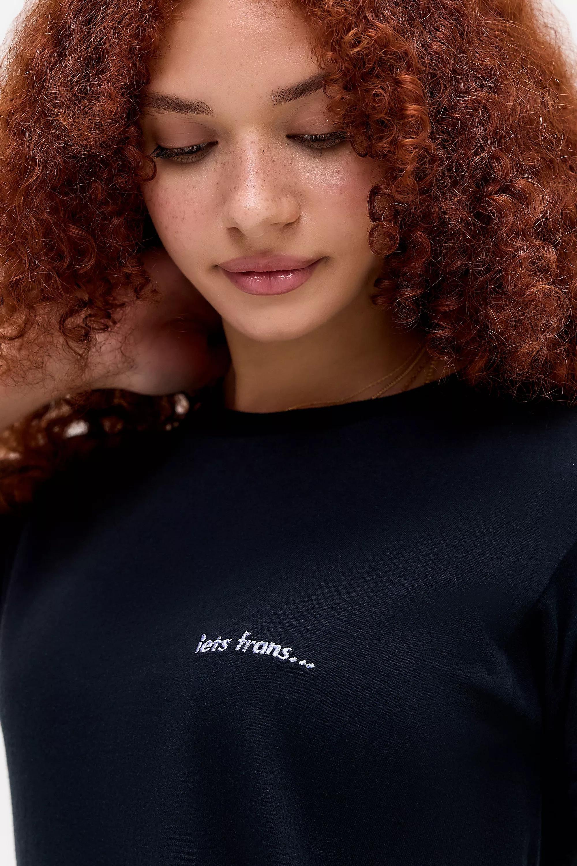 Black iets frans... Relaxed T-Shirt, BLK, large image number 2