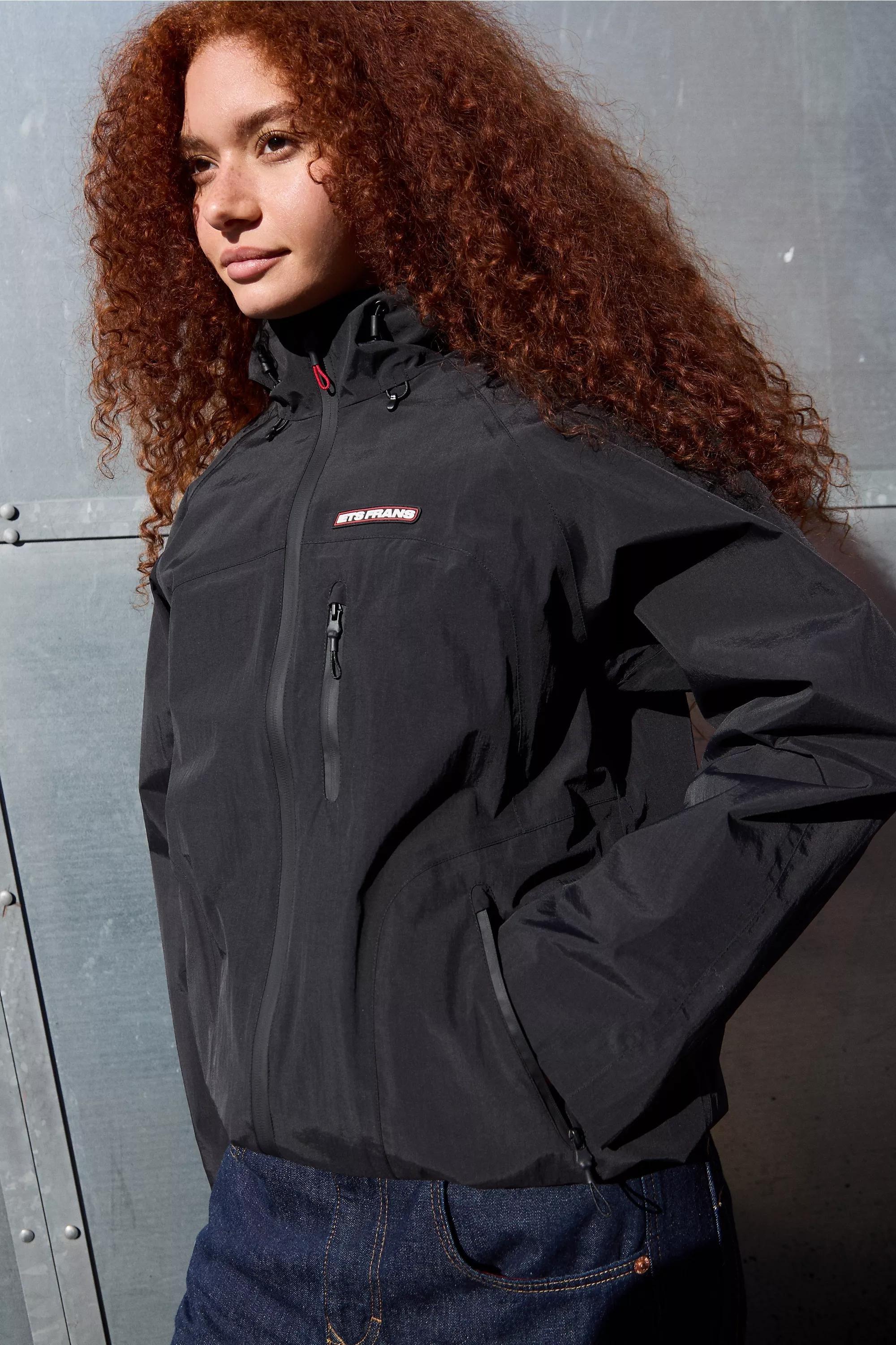 Black iets frans... Tayo Waterproof Shell Jacket, BLK, large image number 1