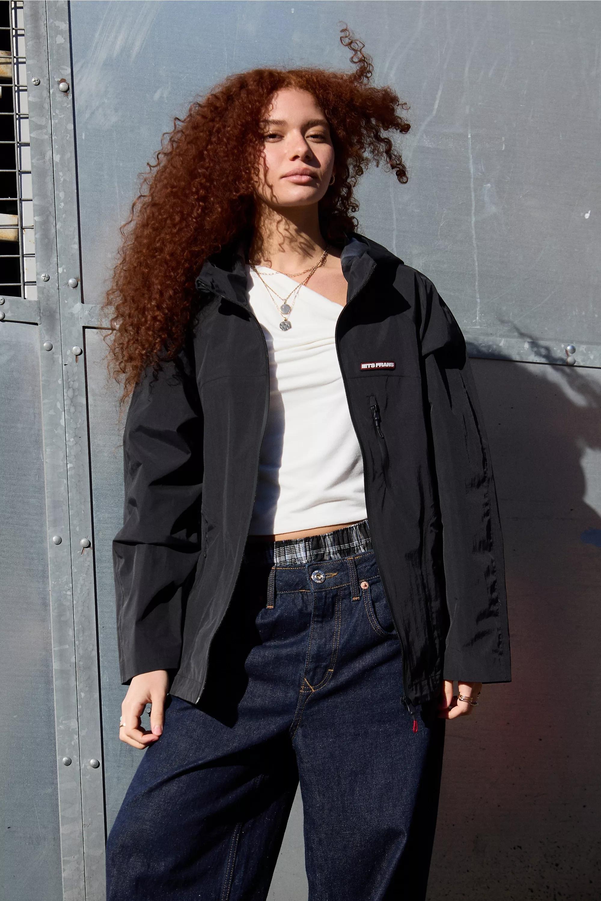 Black iets frans... Tayo Waterproof Shell Jacket, BLK, large image number 2