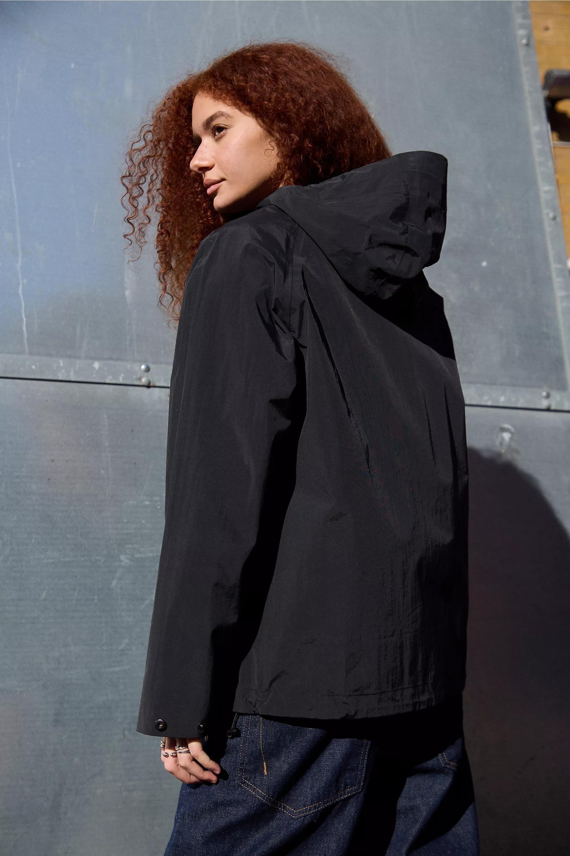 Black iets frans... Tayo Waterproof Shell Jacket, BLK, large image number 3