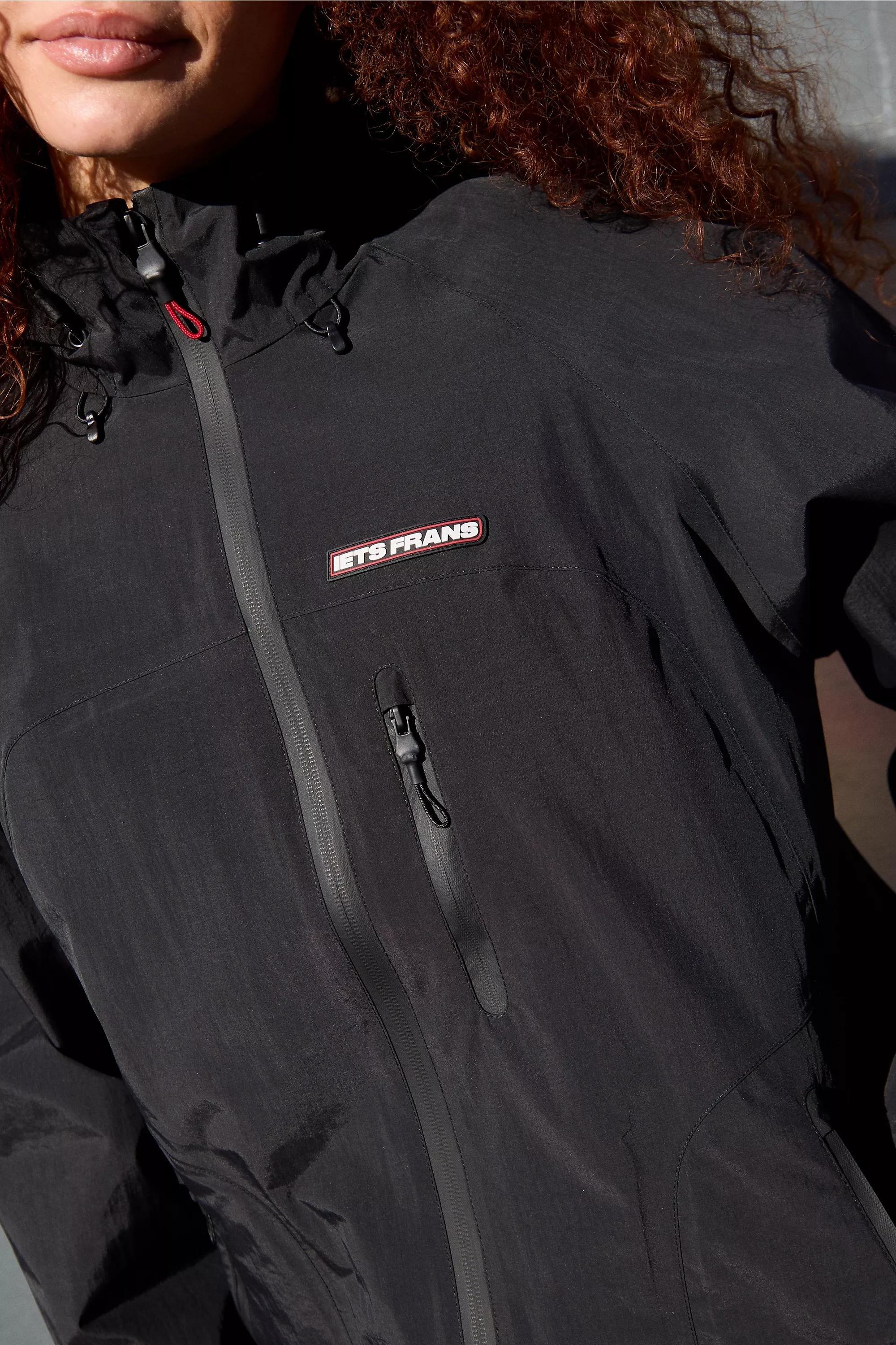Black iets frans... Tayo Waterproof Shell Jacket, BLK, large image number 4