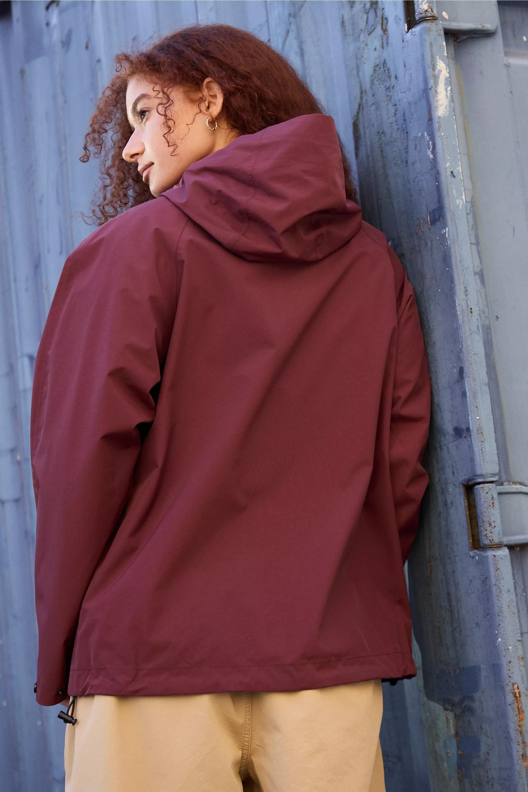 Burgundy iets frans... Tayo Waterproof Shell Jacket, A301_0259, large image number 3