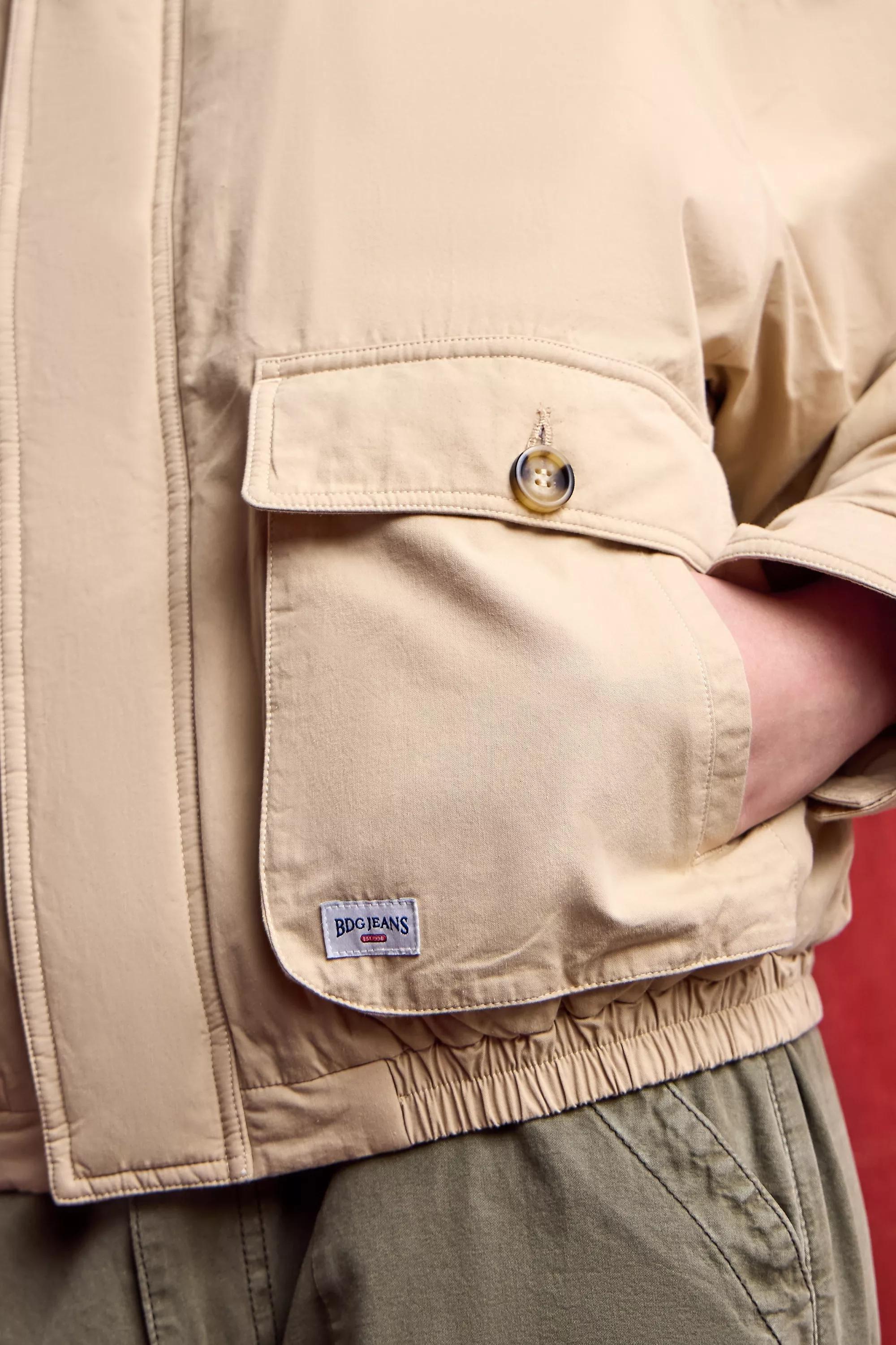 Cream Bdg Yafa Padded Harrington Jacket, CREME, large image number 2