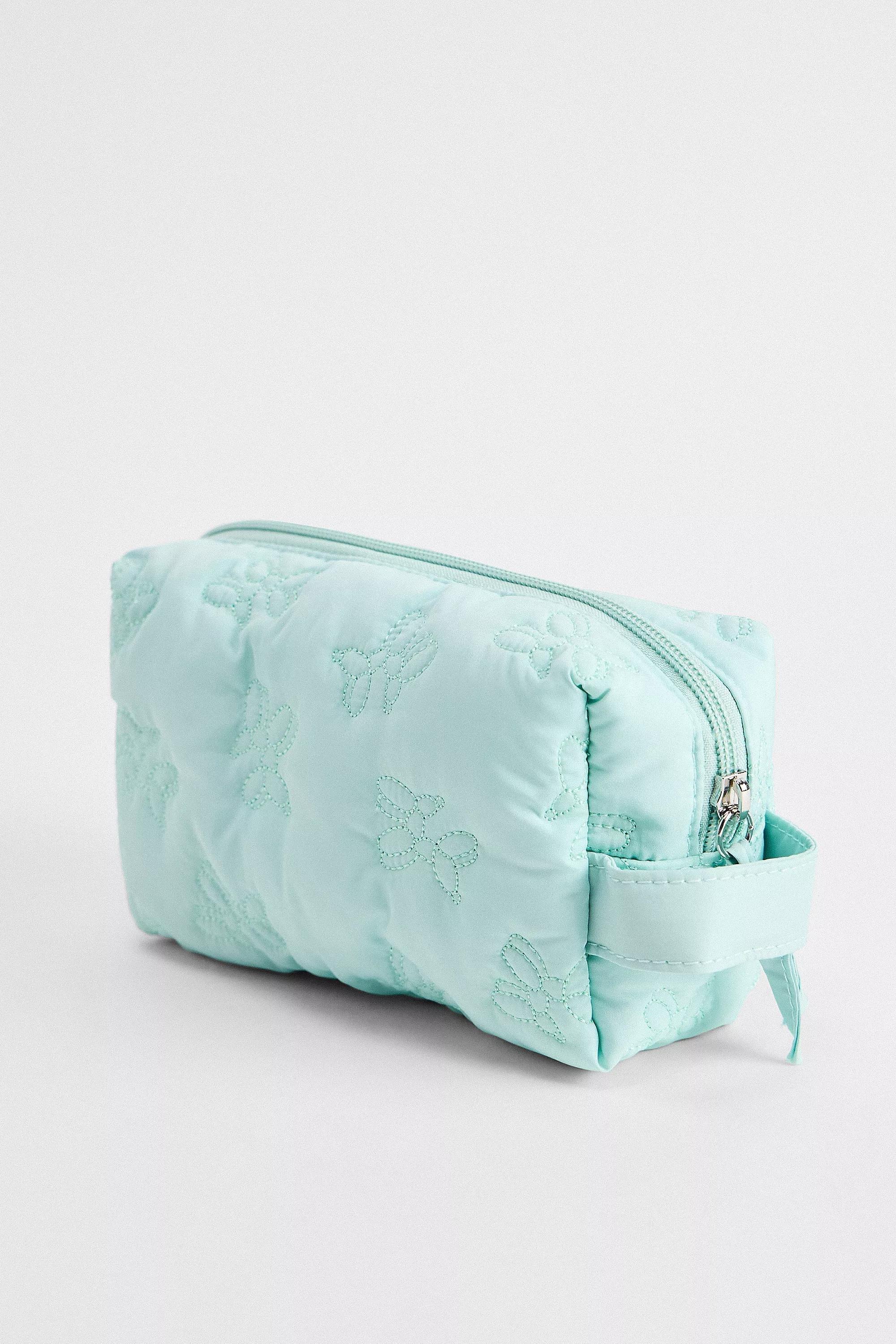UO Dog Popcorn Makeup Bag, GREEN BLUE, large image number 2