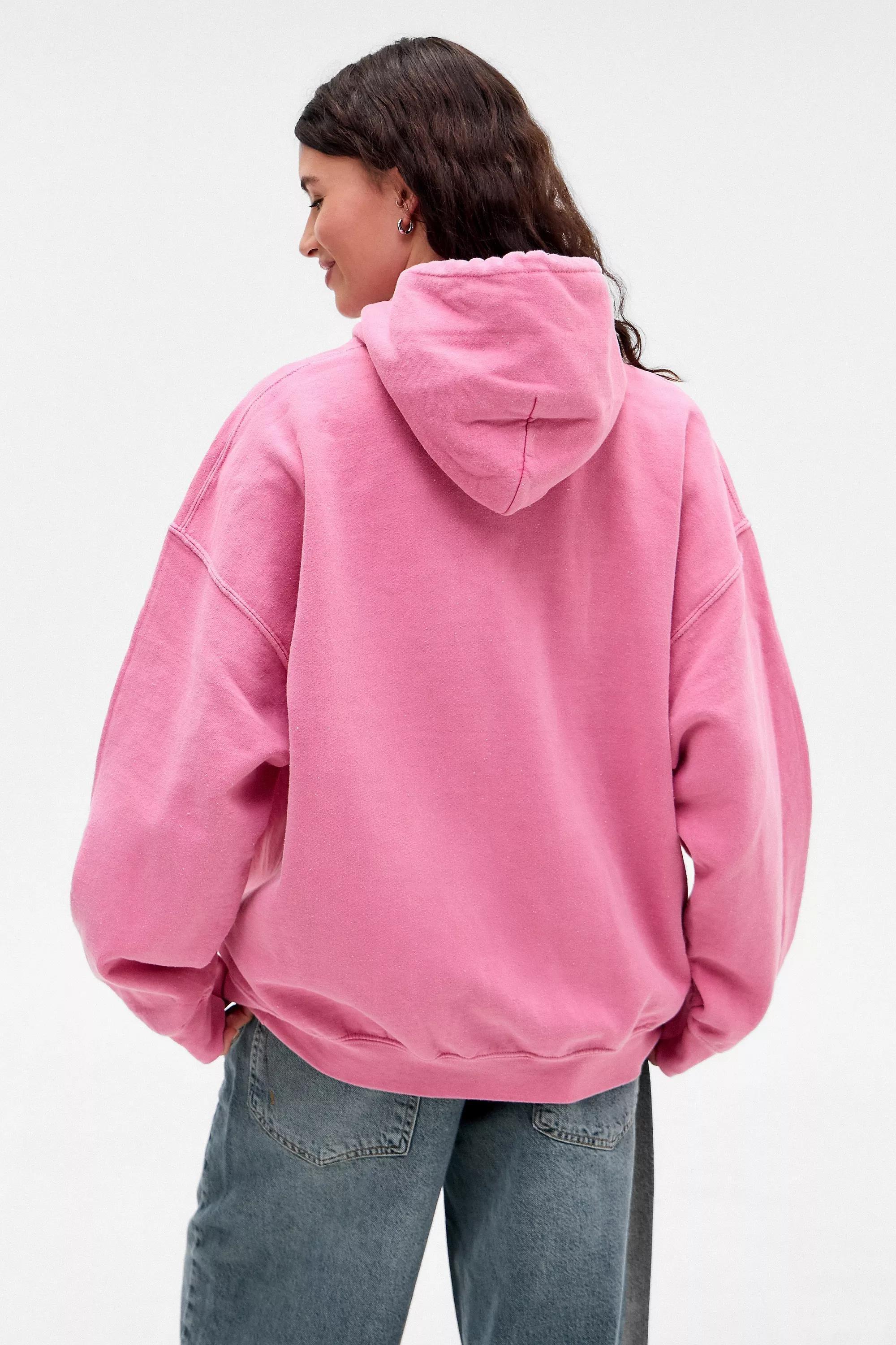 Pink Uo Printed Hoodie, , large image number 3