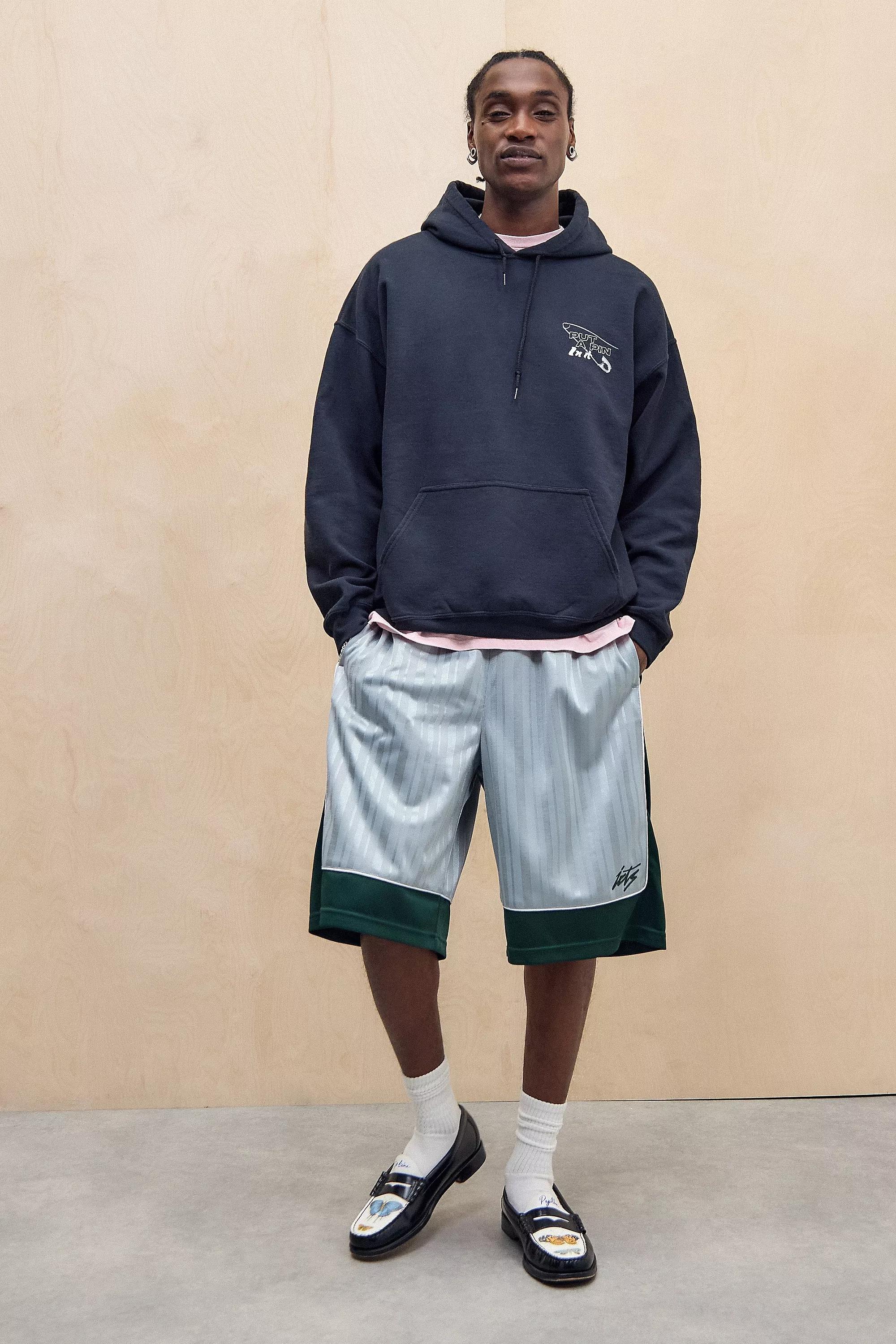 Black Uo Printed Hoodie, , large image number 3