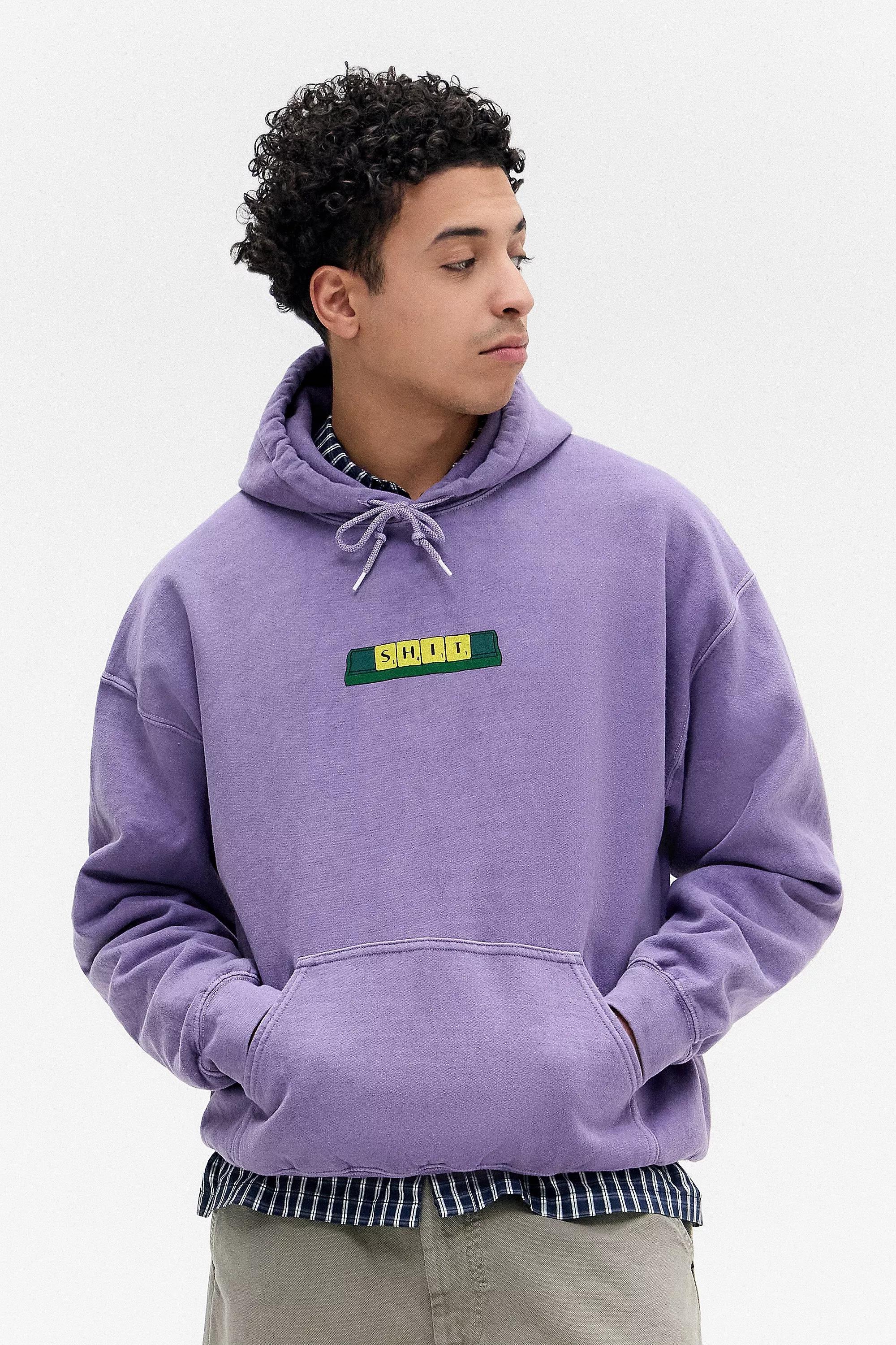 Lilac Uo Printed Hoodie, , large image number 0