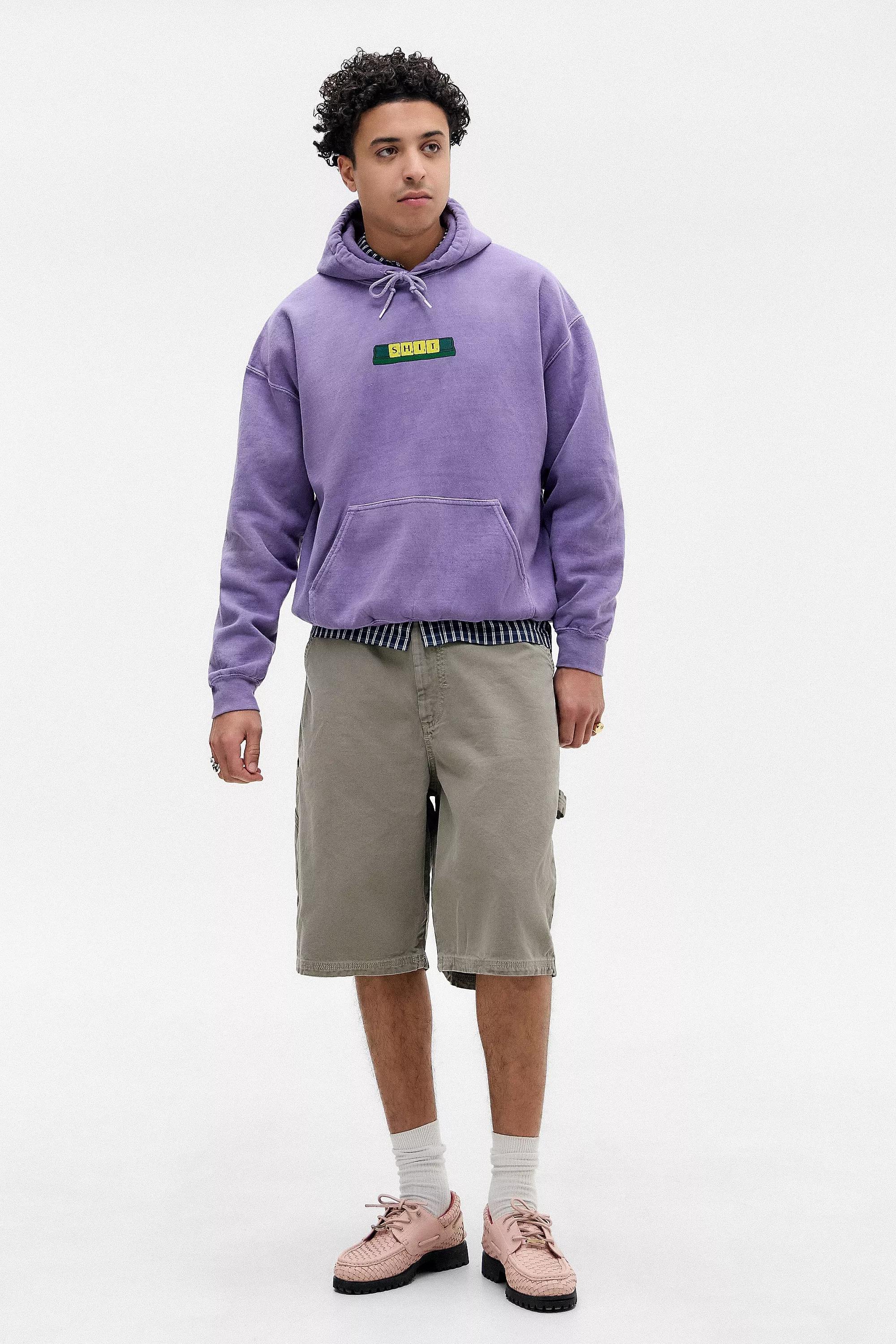 Lilac Uo Printed Hoodie, , large image number 2