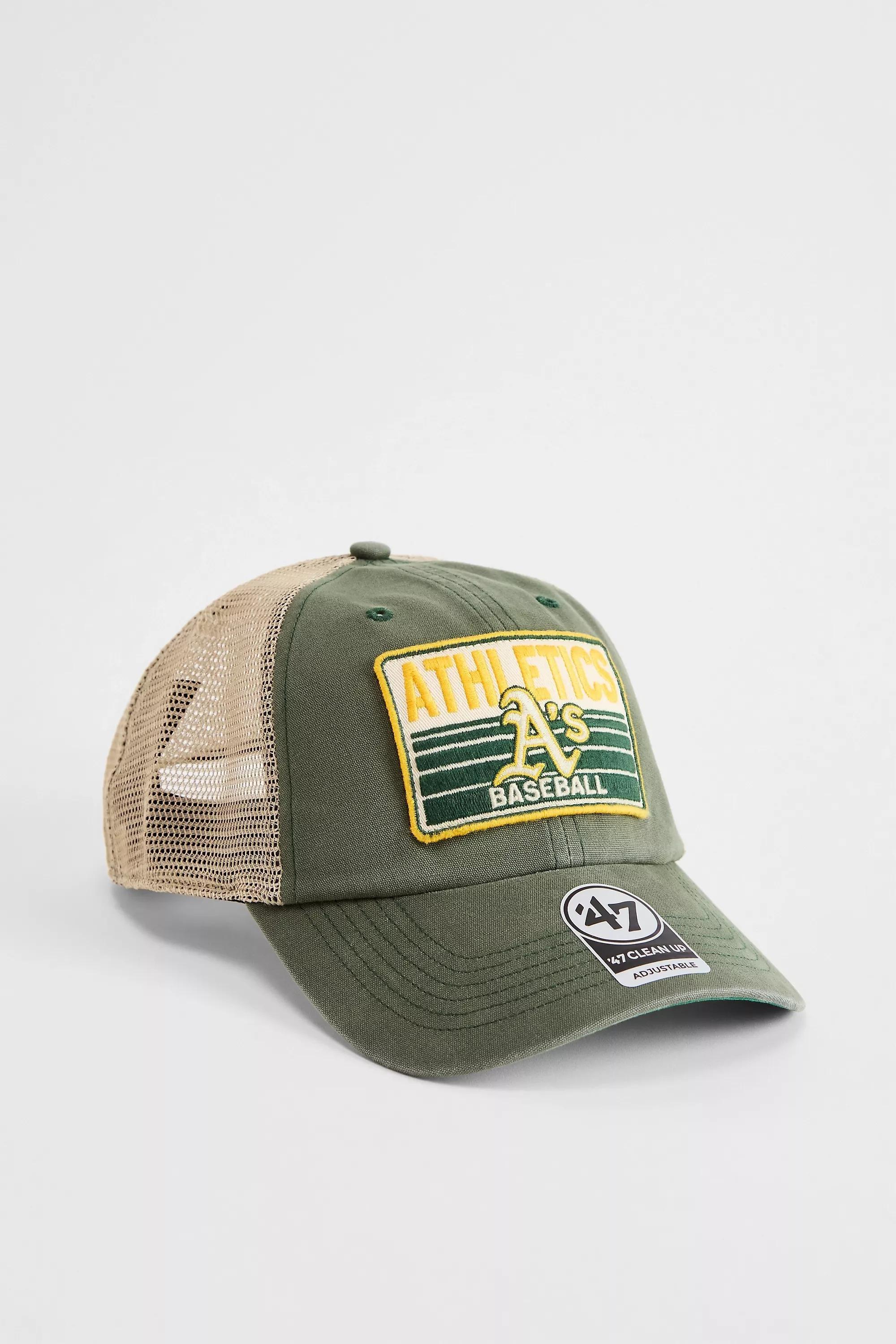 Green 47 Brand Green A'S Trucker Cap, GRN, large image number 0
