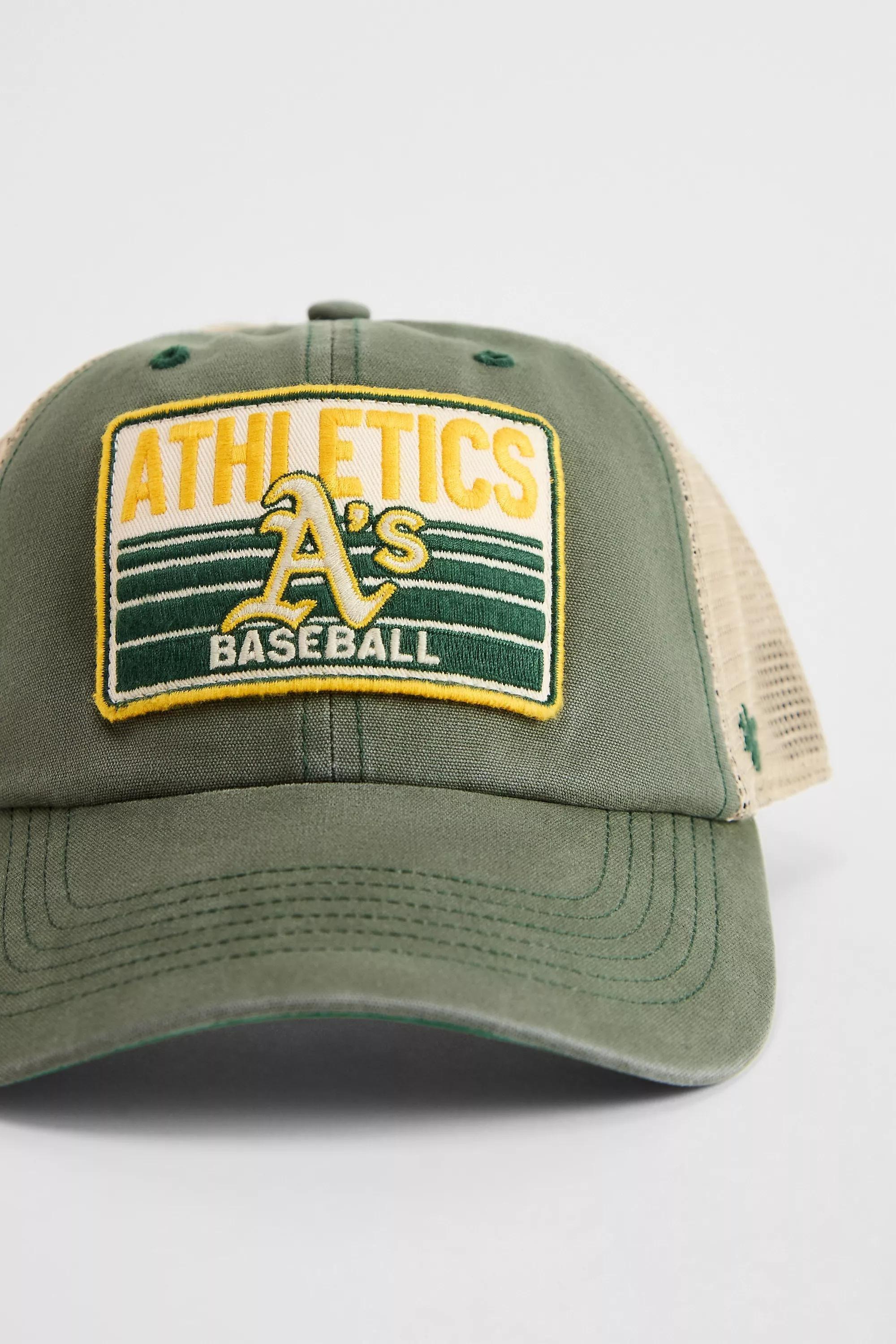 Green 47 Brand Green A'S Trucker Cap, GRN, medium