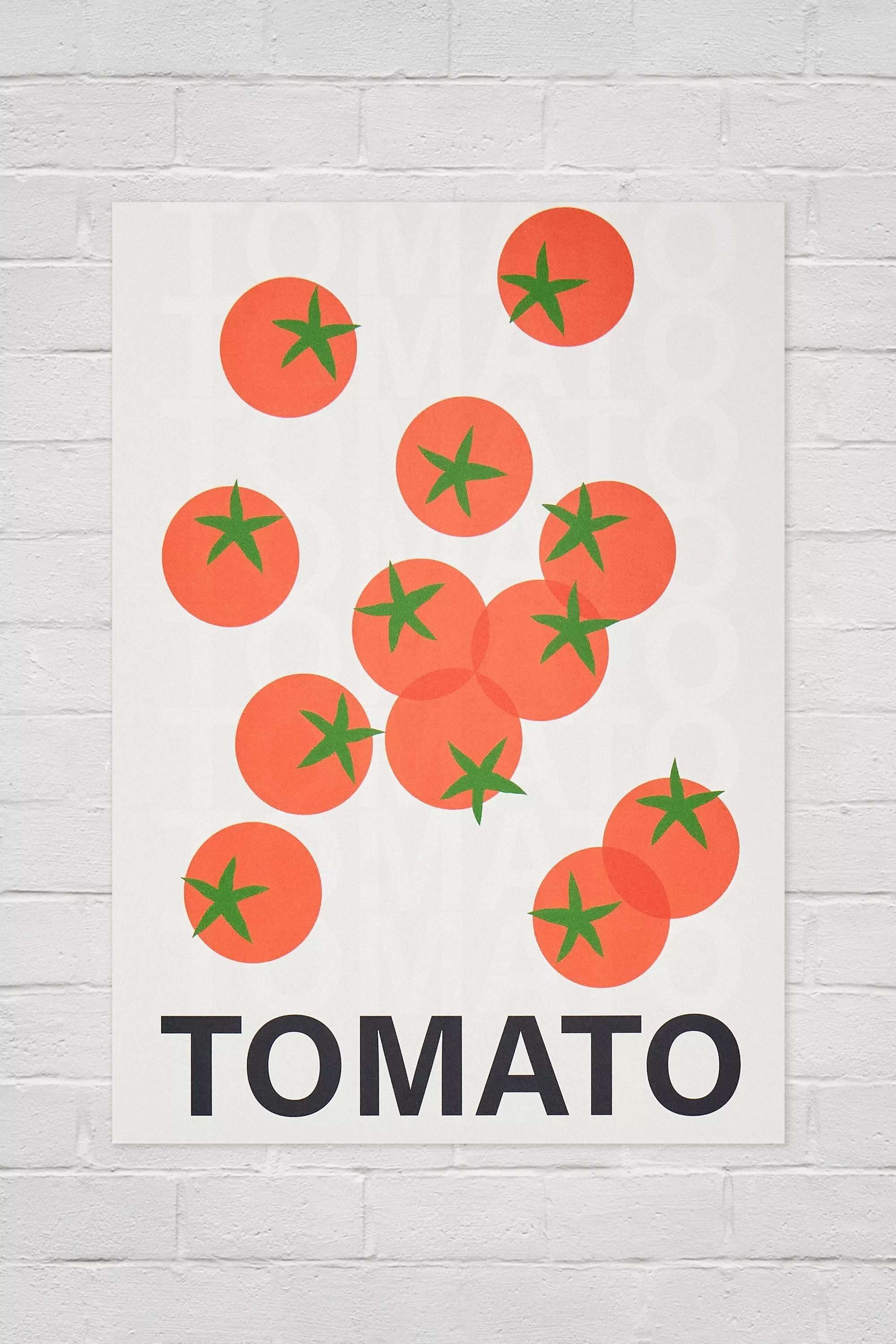Multicolour The Wall Art Club Tomato 30X40 Wall Art Print, ASSORT, large image number 0