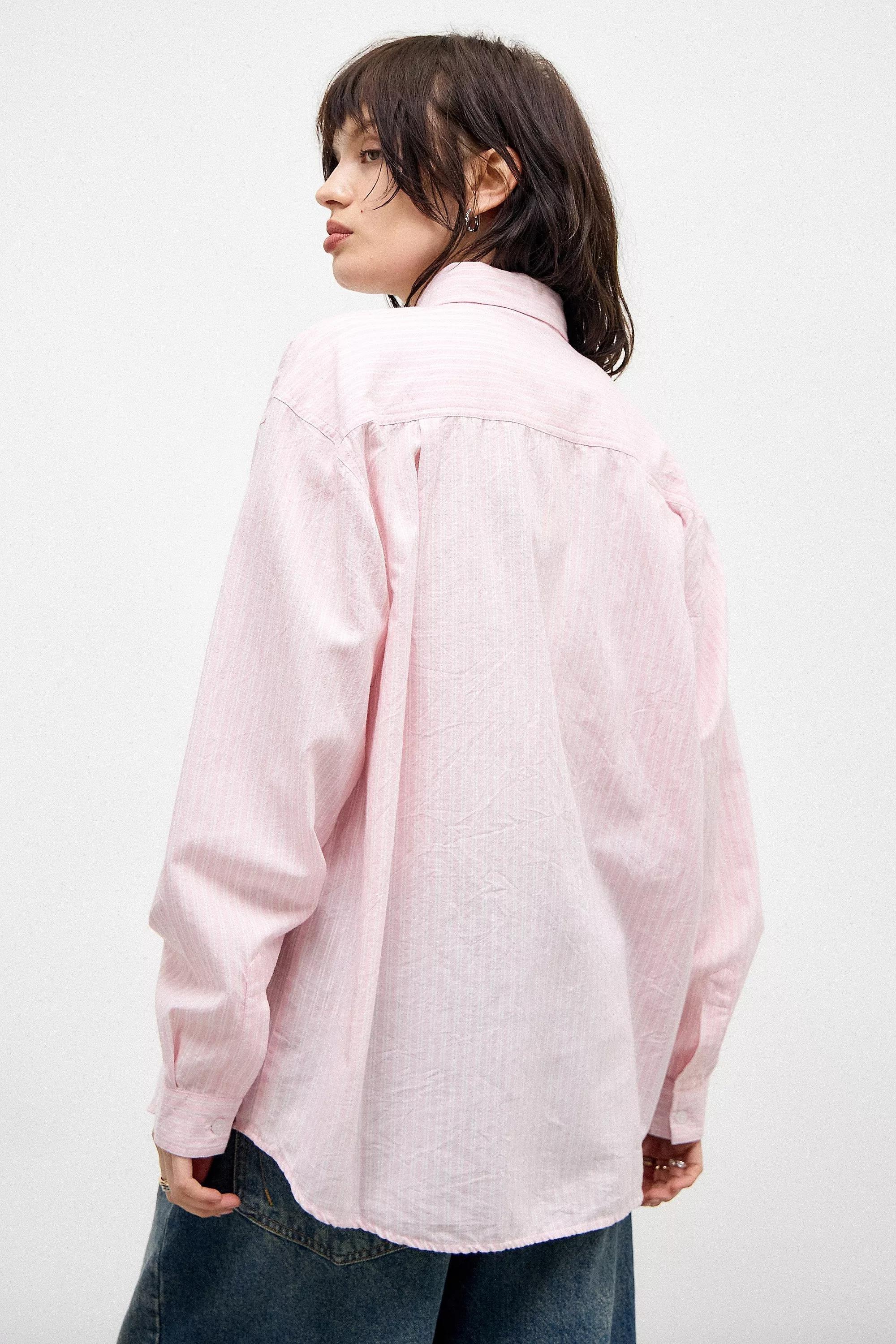 Pink Bdg Beck Stripe Shirt, , large image number 3