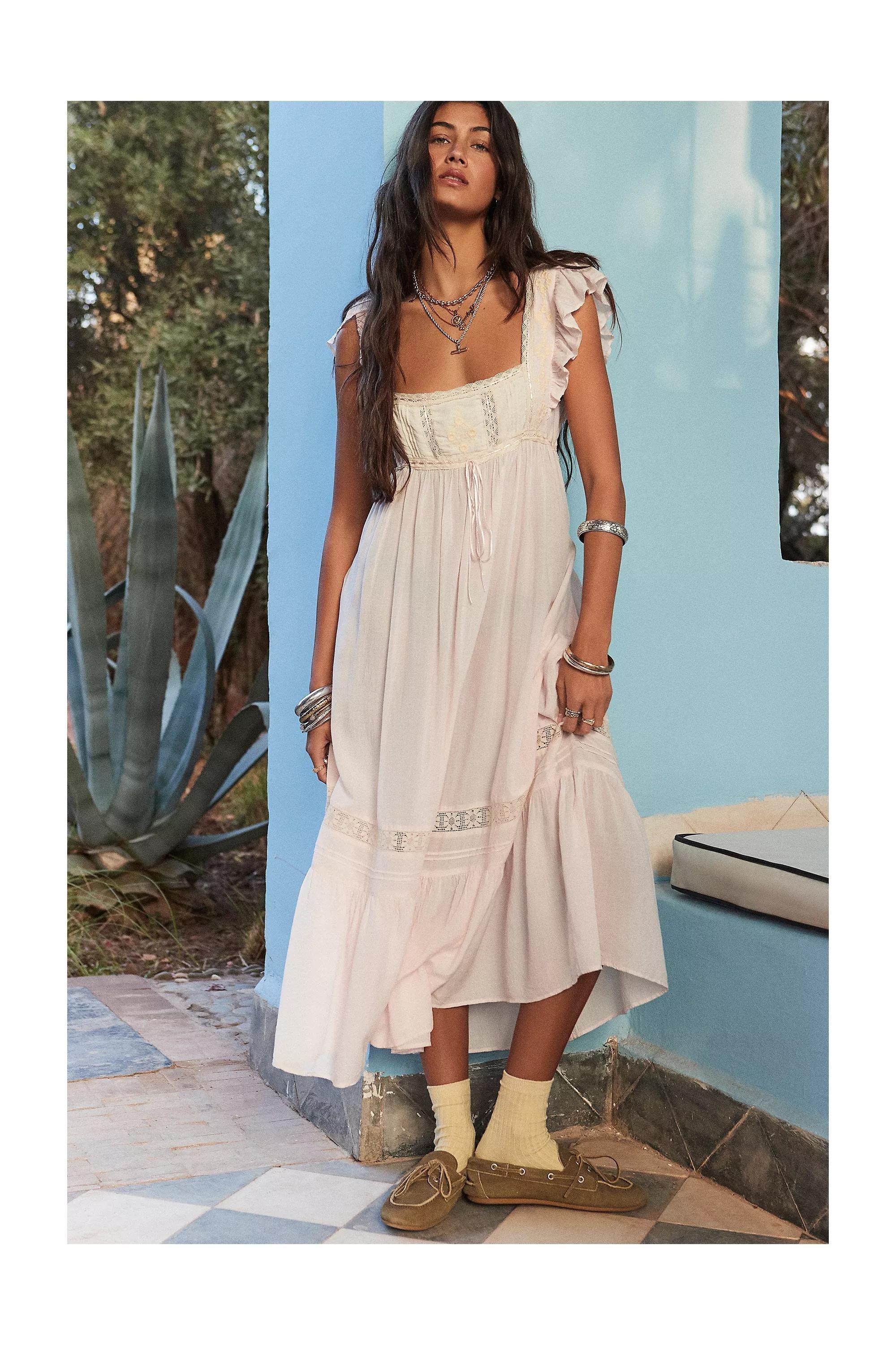 White Kimchi Blue Aurelia Nightie, PINK, large image number 0