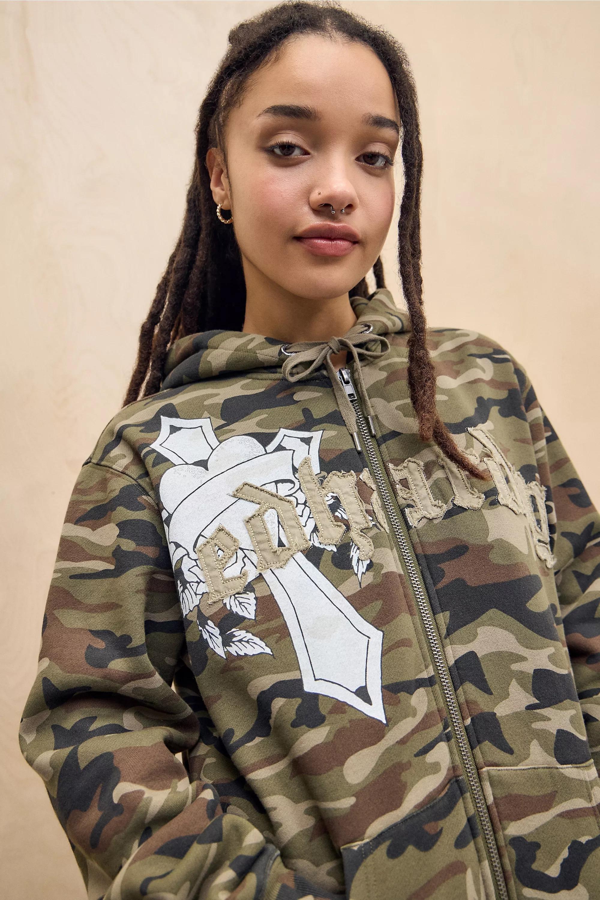UO Camo Hoodie, , large image number 0