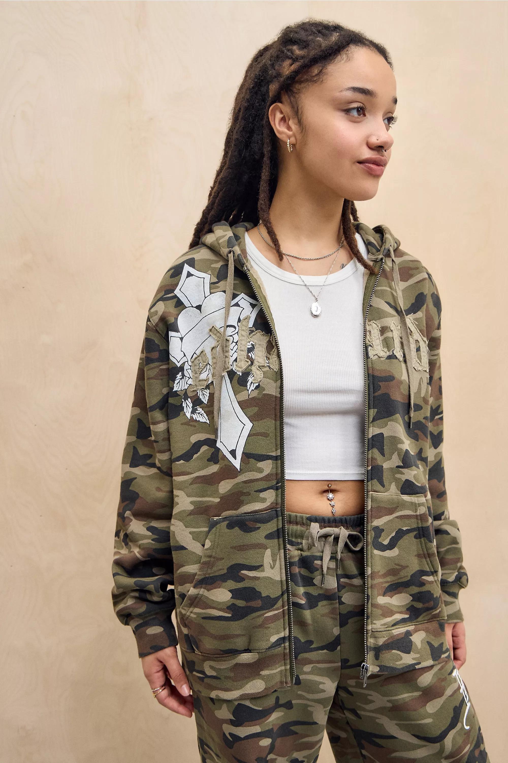 UO Camo Hoodie, , large image number 2