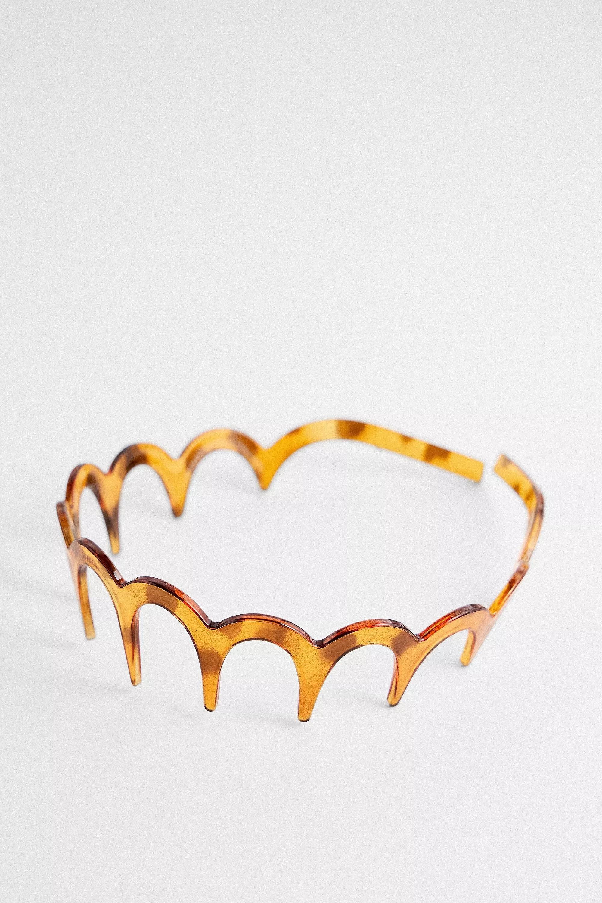 Brown Pattern Uo Zig Zag Headband, BRN MOTIF, large image number 1