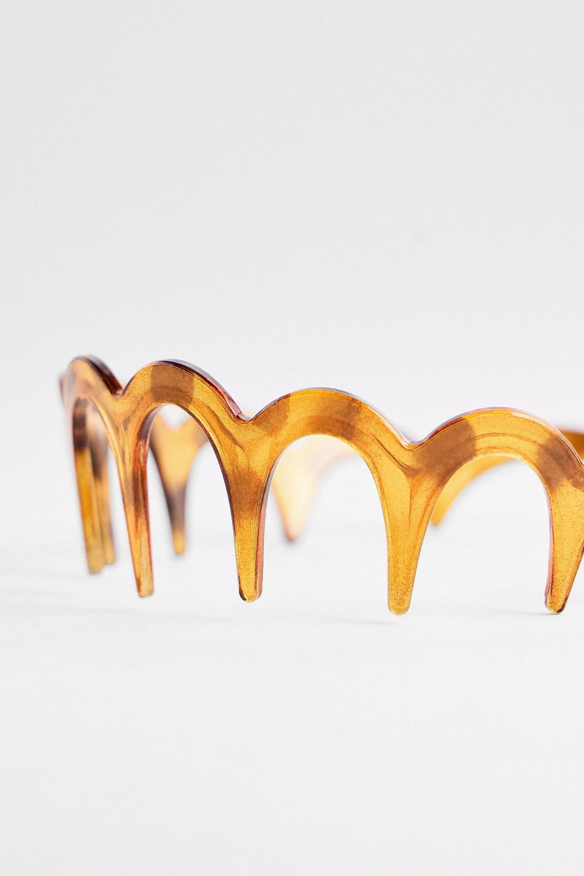 Brown Pattern Uo Zig Zag Headband, BRN MOTIF, large image number 3