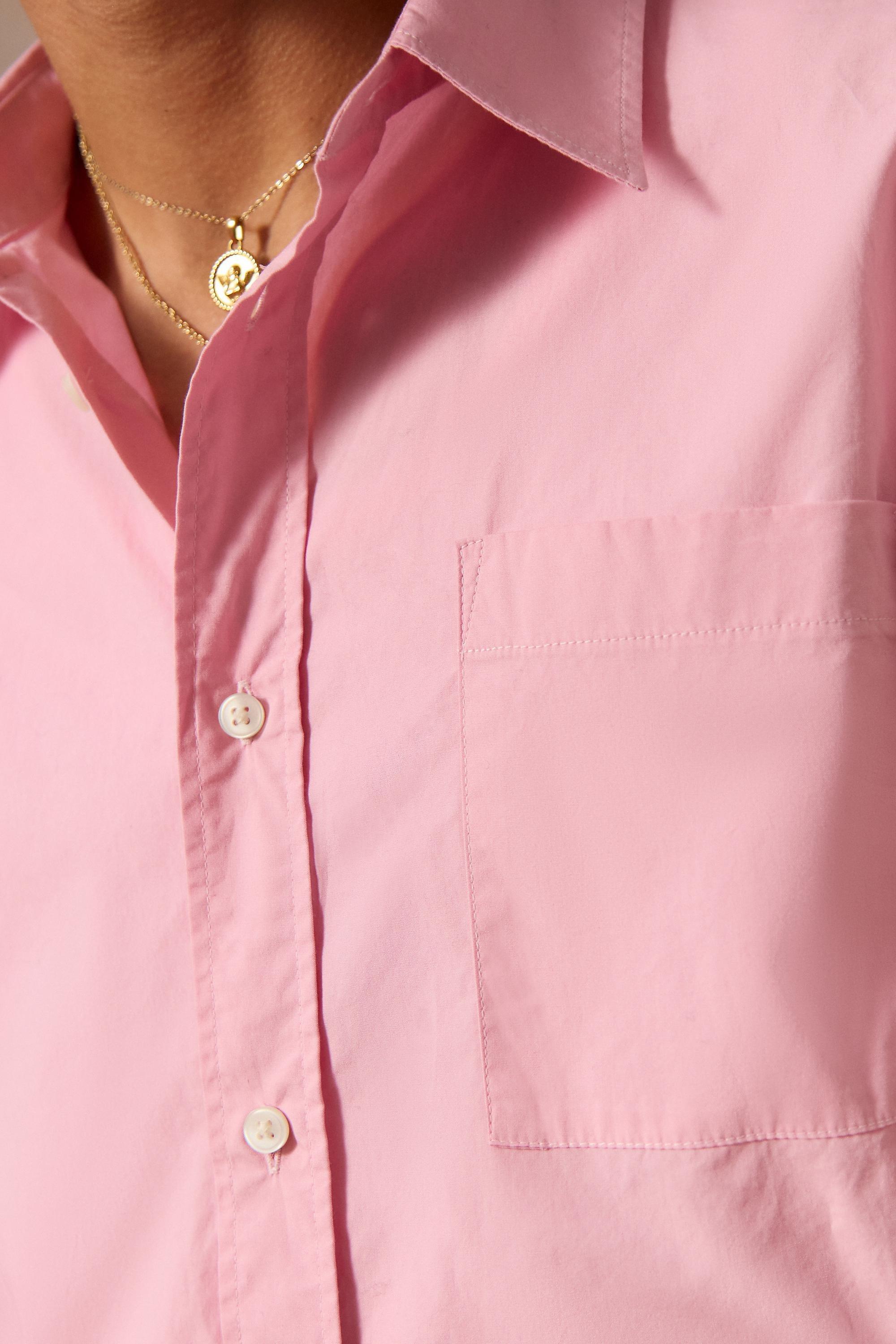 PINK Loom Nolan Pink Poplin Business Shirt, PINK, large image number 2