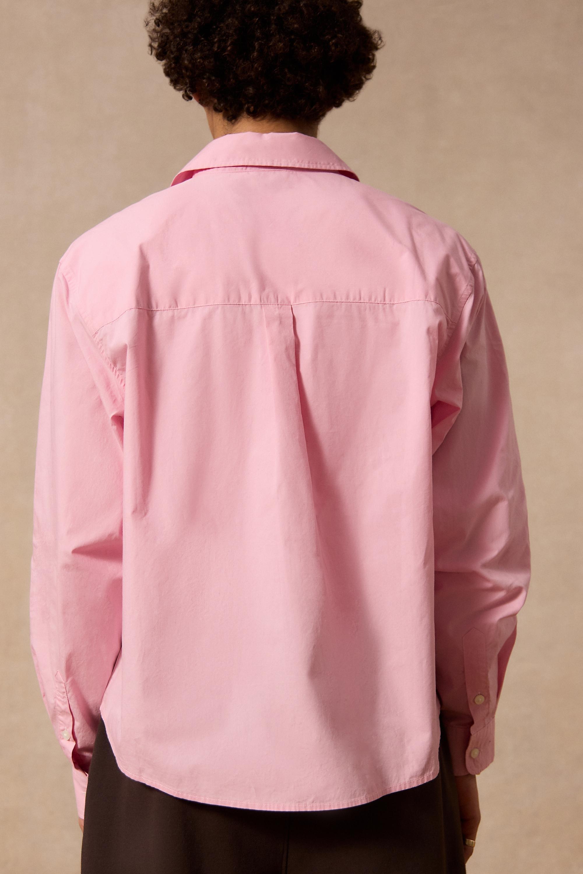 PINK Loom Nolan Pink Poplin Business Shirt, PINK, large image number 3