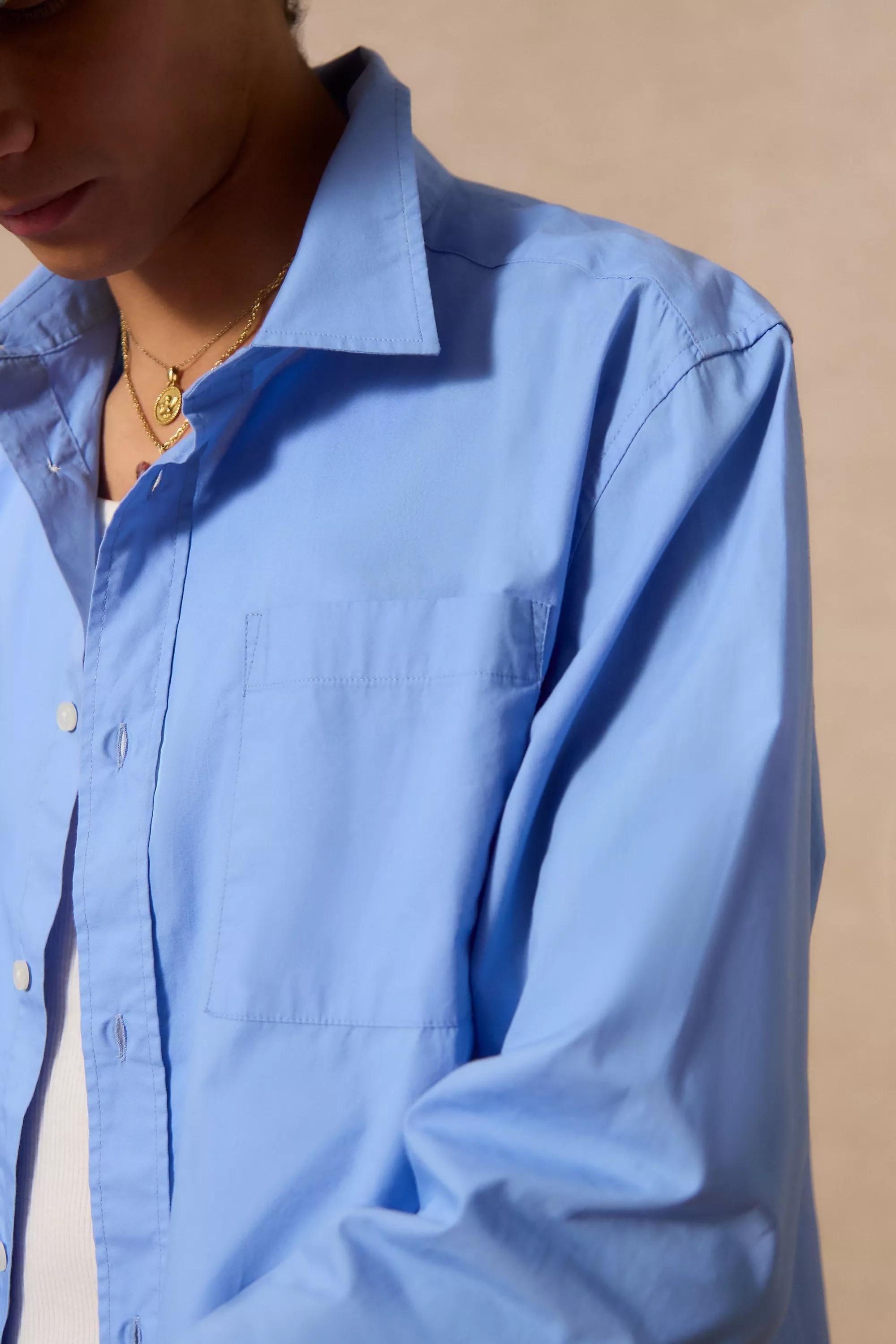 BLUE Loom Blue Nolan Business Shirt, BLUE, large image number 2