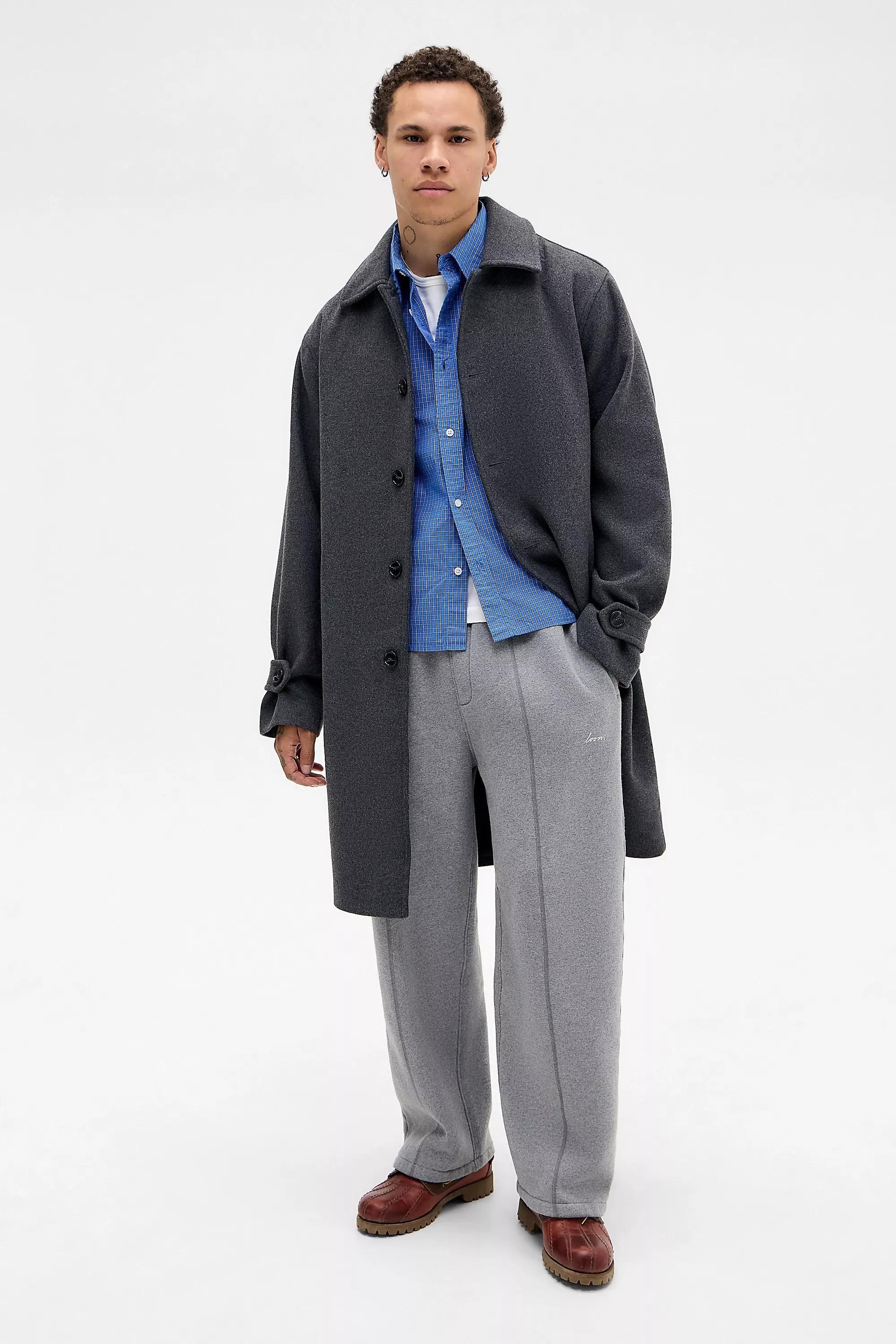 Loom Blue Nolan Check Long Sleeve Poplin Shirt, WEDGEWOOD BLUE, large image number 1