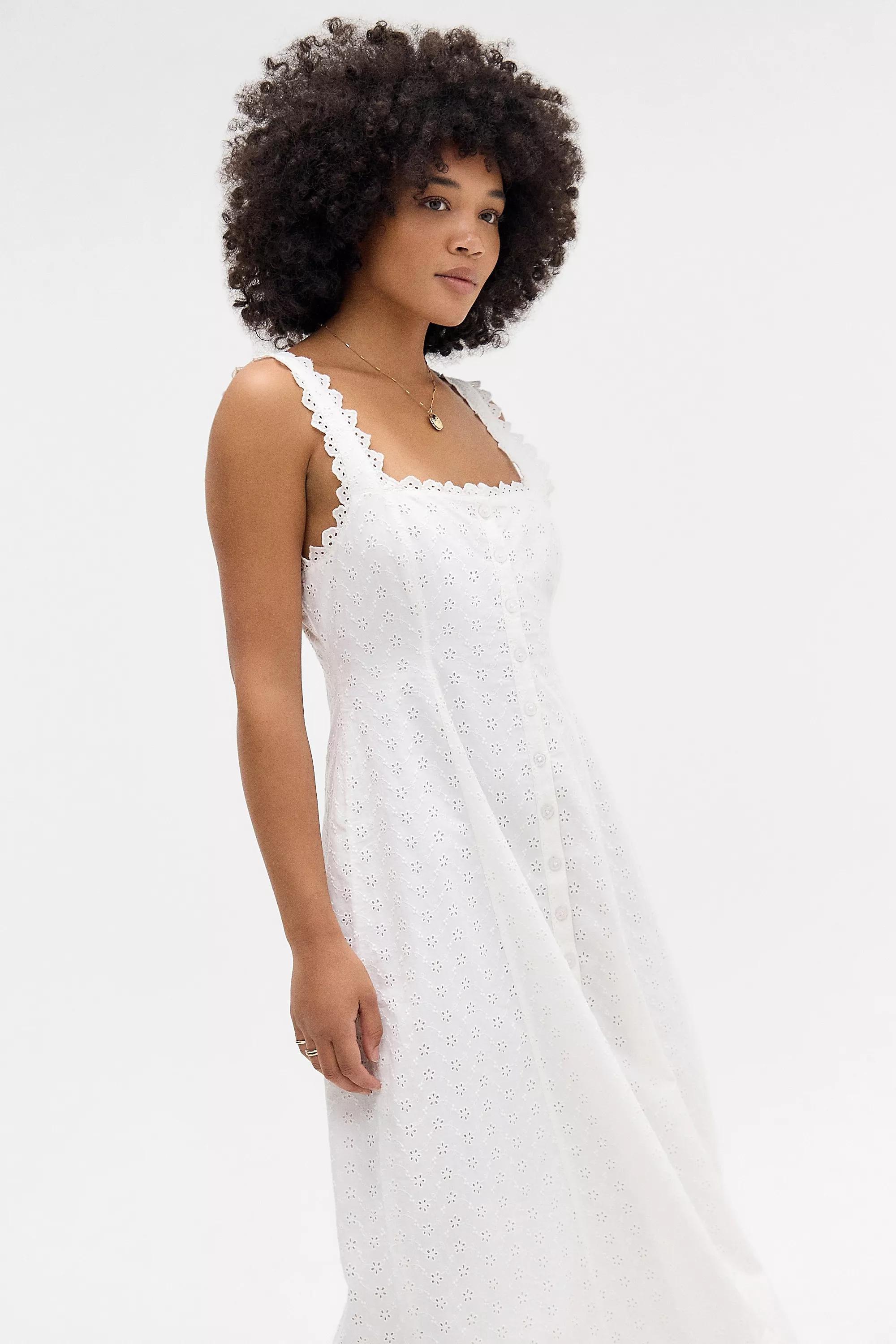 Kimchi Blue Martina Broderie Midi Dress, , large image number 1