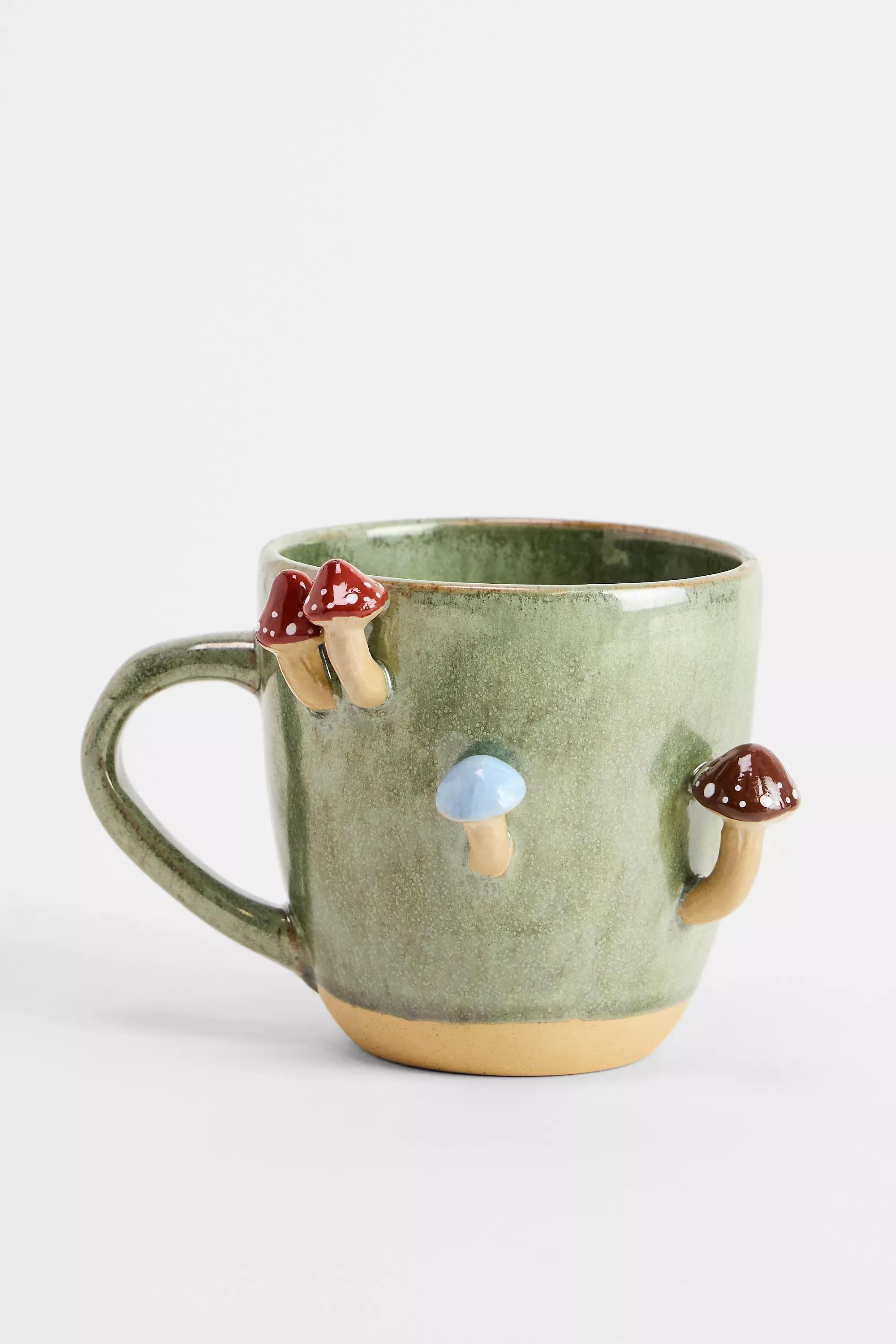 Multicolour Sprouting Mushroom Mug, ASSORT, large image number 0
