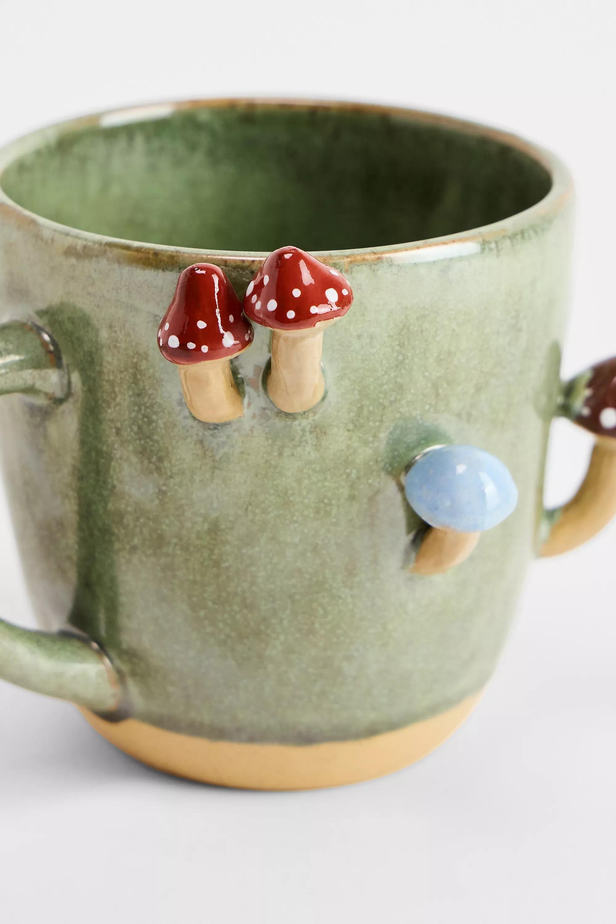 Multicolour Sprouting Mushroom Mug, ASSORT, large image number 1
