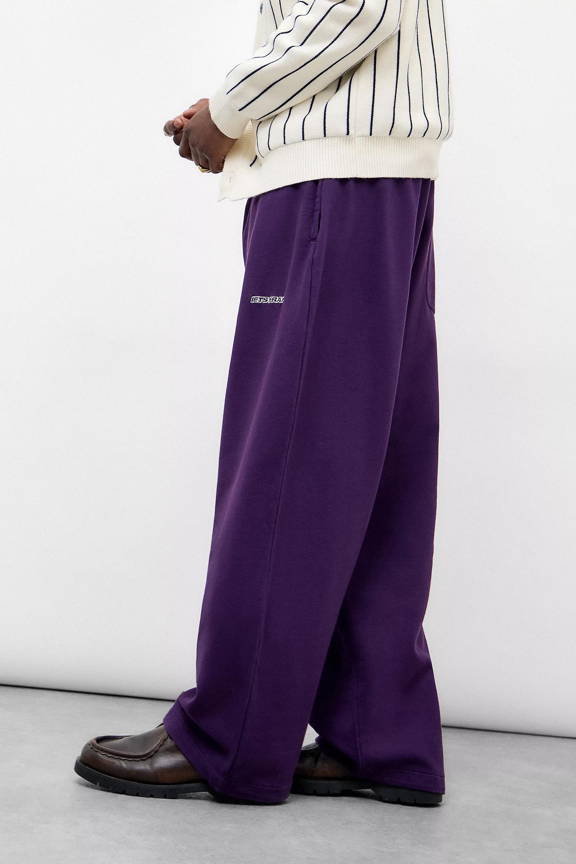 Purple Iets Frans... Harri Plain Joggers, , large image number 0