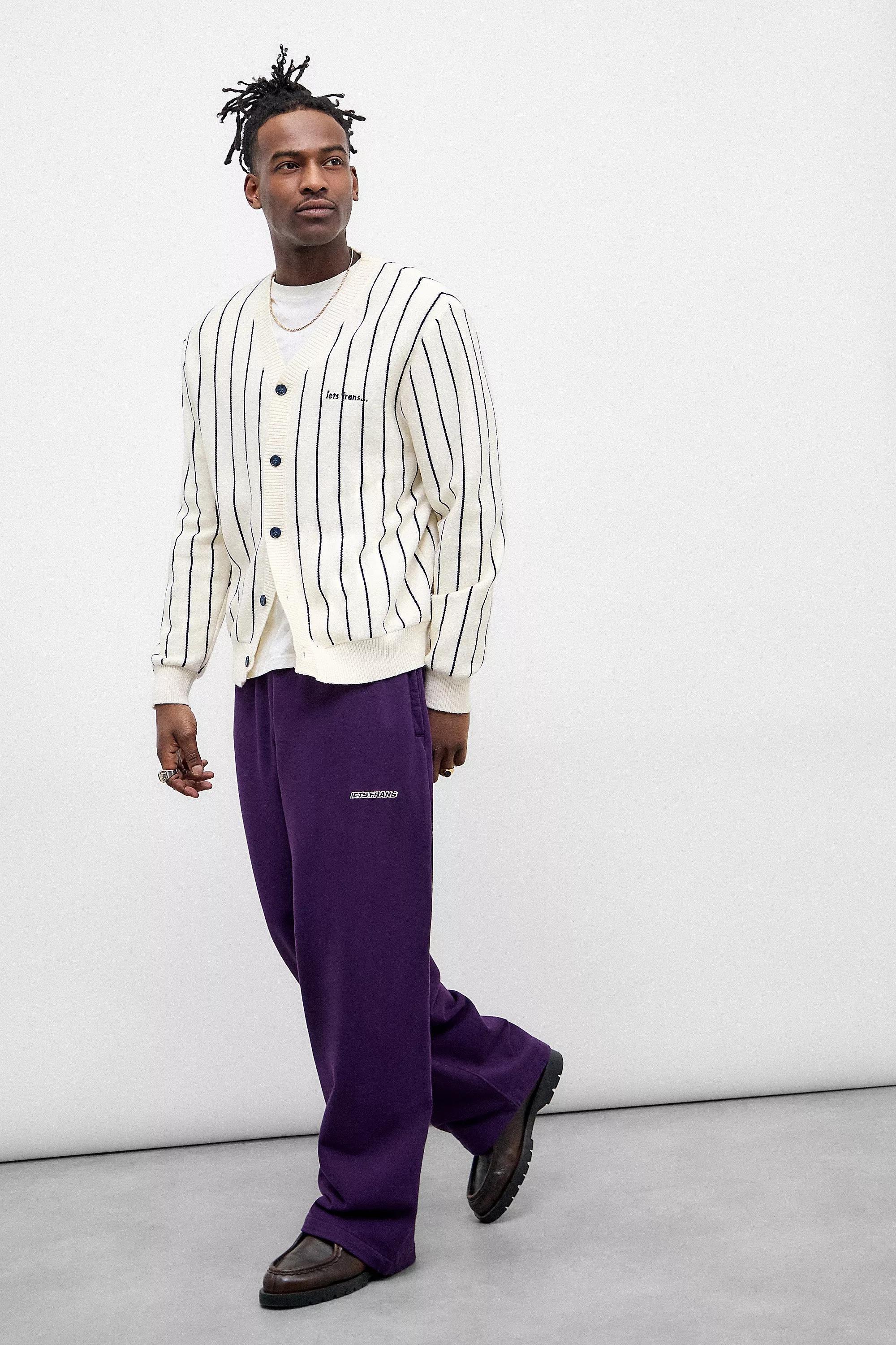 Purple Iets Frans... Harri Plain Joggers, , large image number 1