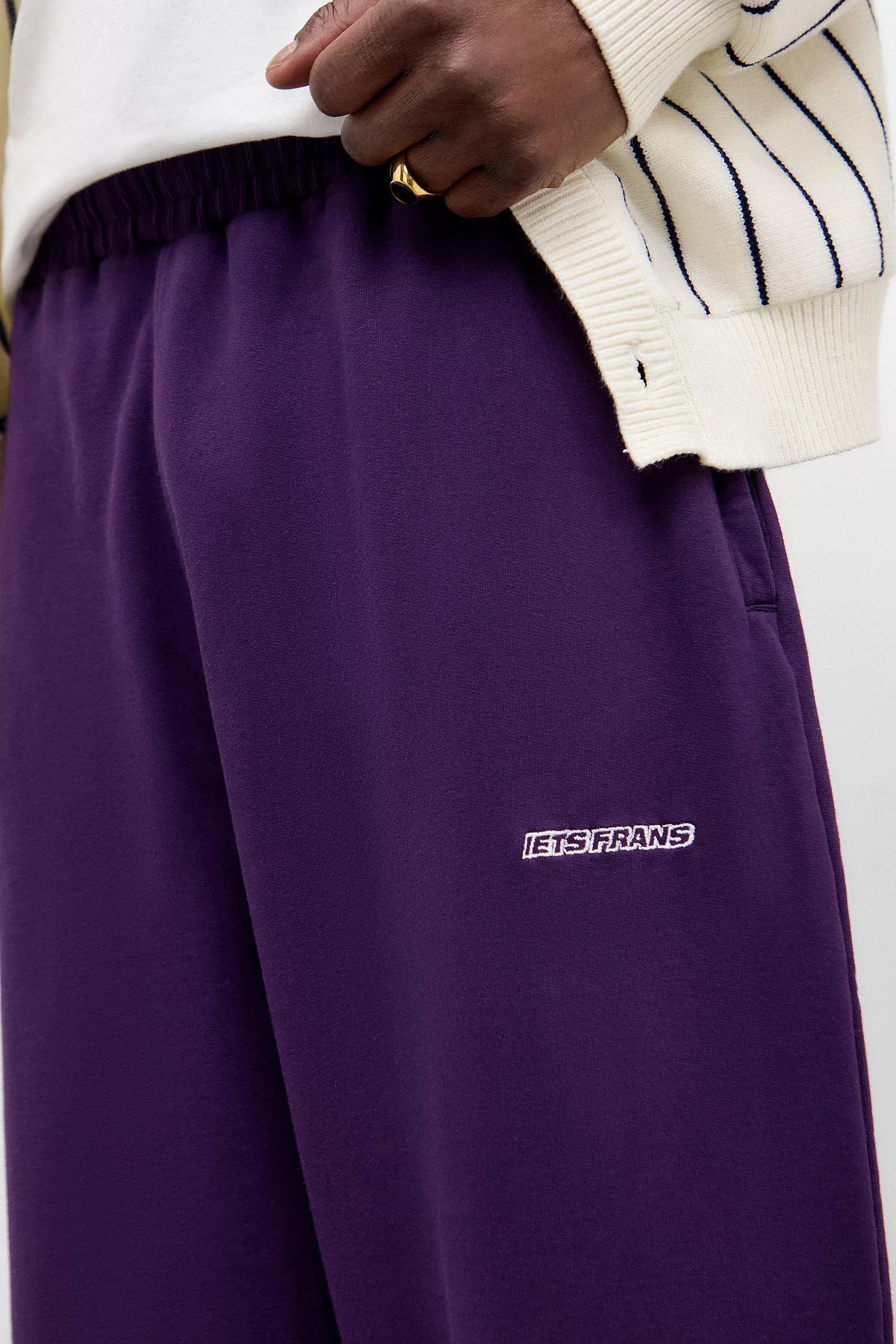 Purple Iets Frans... Harri Plain Joggers, , large image number 2