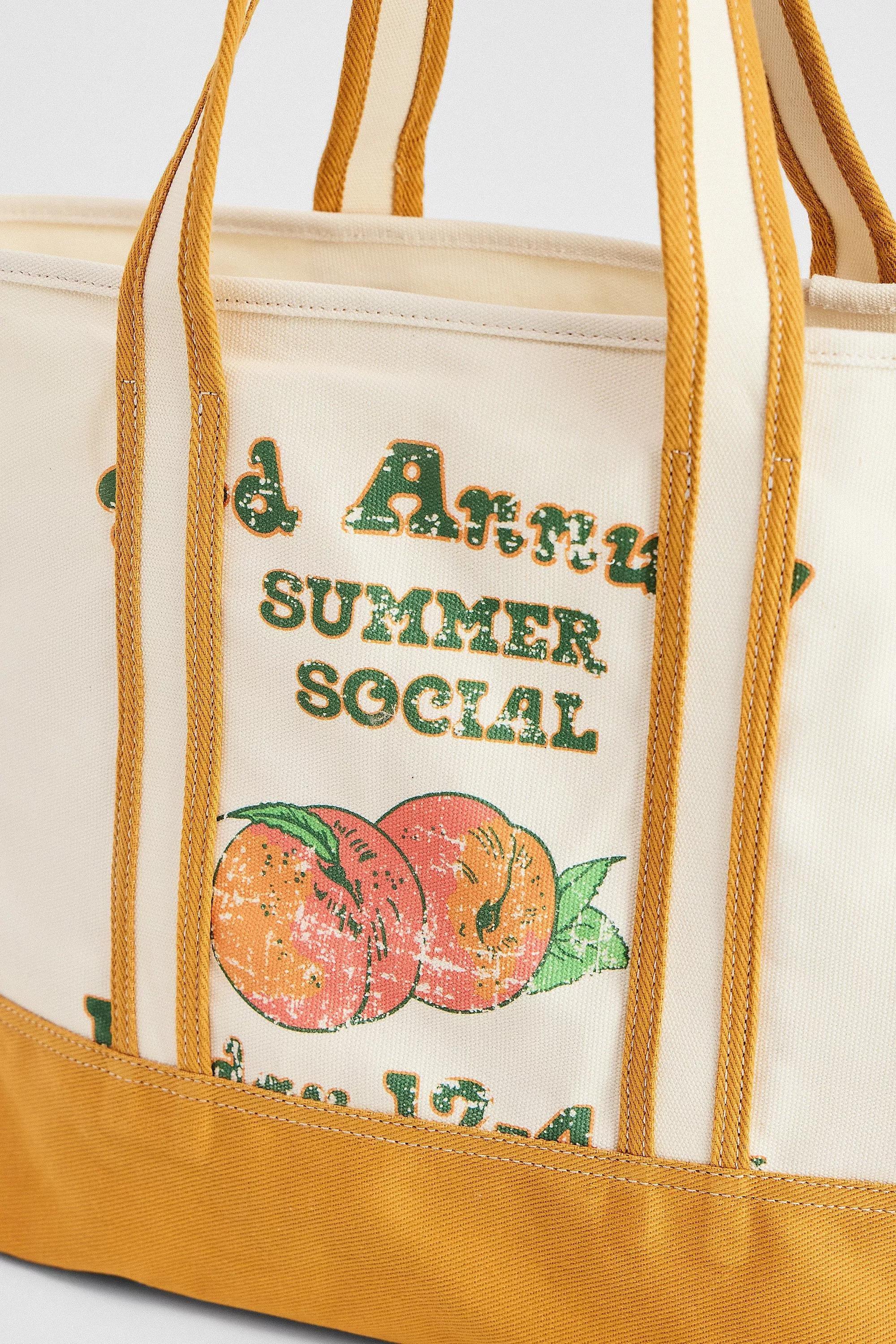 تسوق Beige Bdg Novelty Peach Tote Bag Urban Outfitters | أزاديا ...