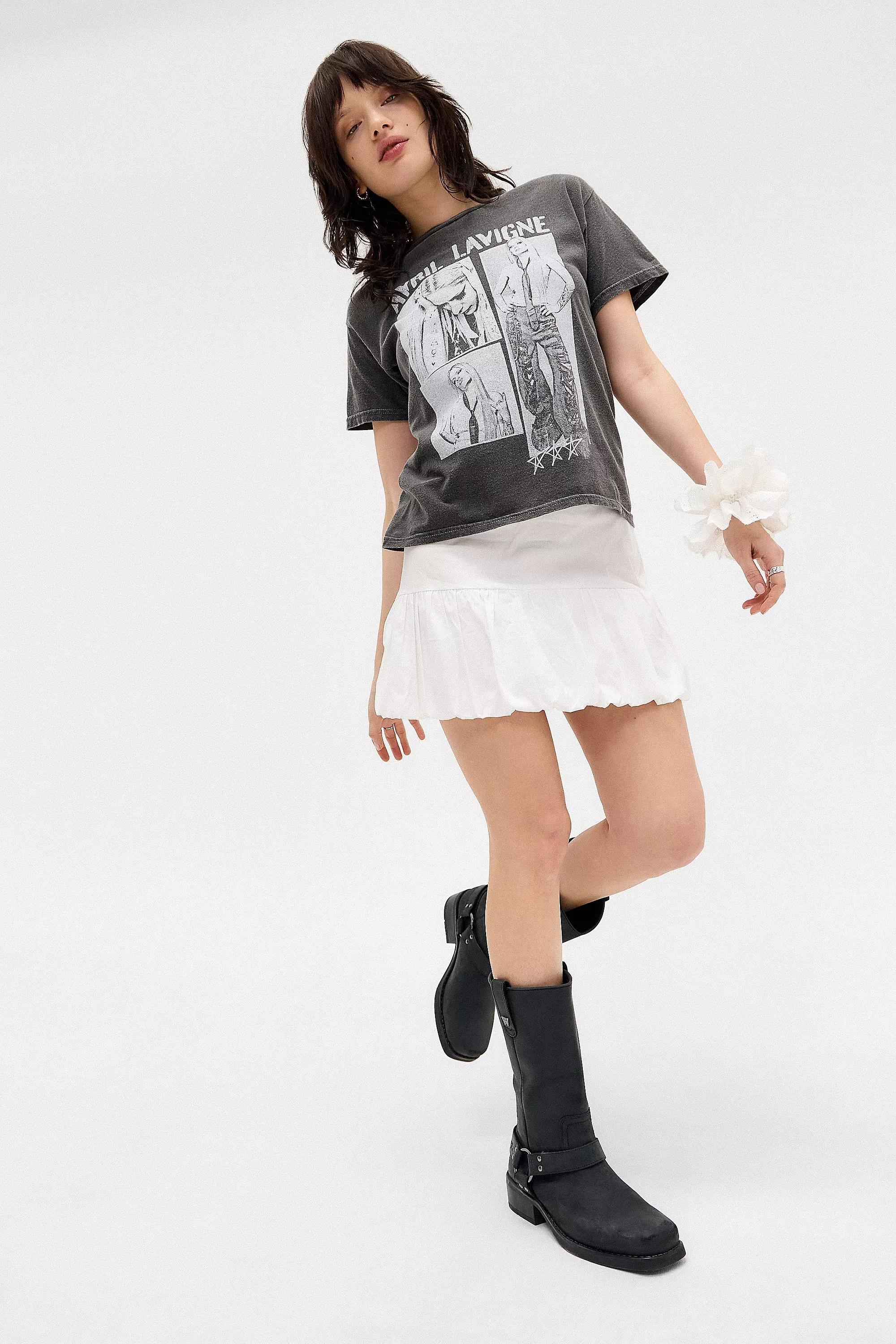 Grey Uo Avril Lavigne Relaxed T-Shirt, , large image number 0