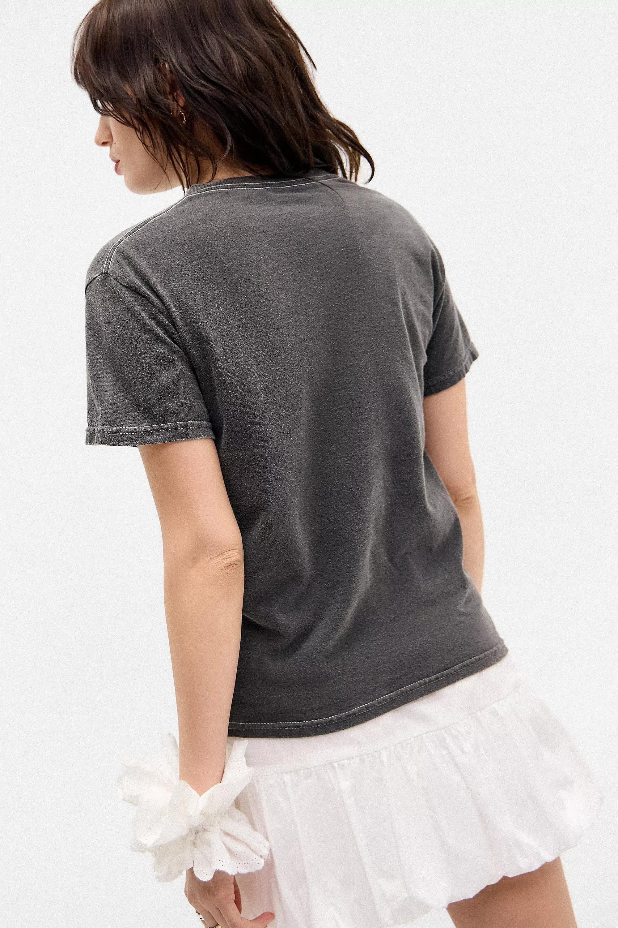 Grey Uo Avril Lavigne Relaxed T-Shirt, , large image number 3