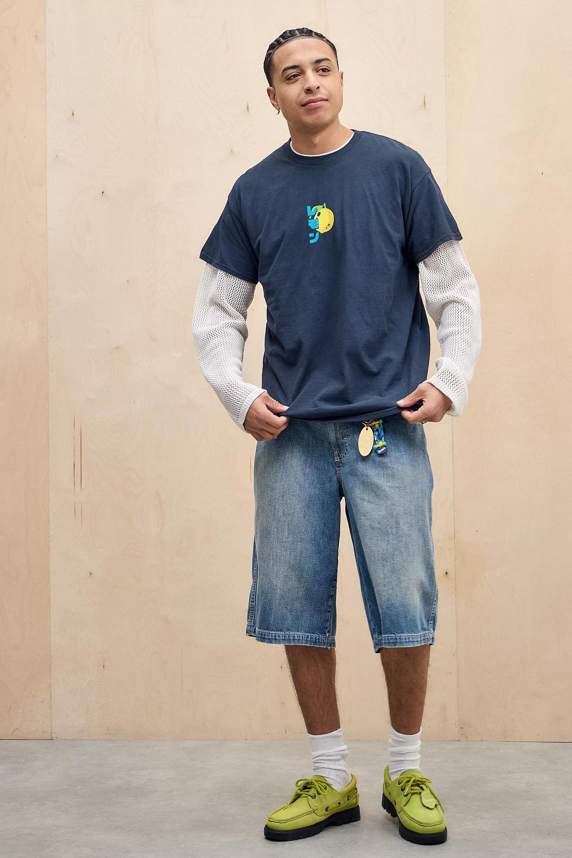 Navy Uo Asiatic Soda Can T-Shirt, , large image number 2