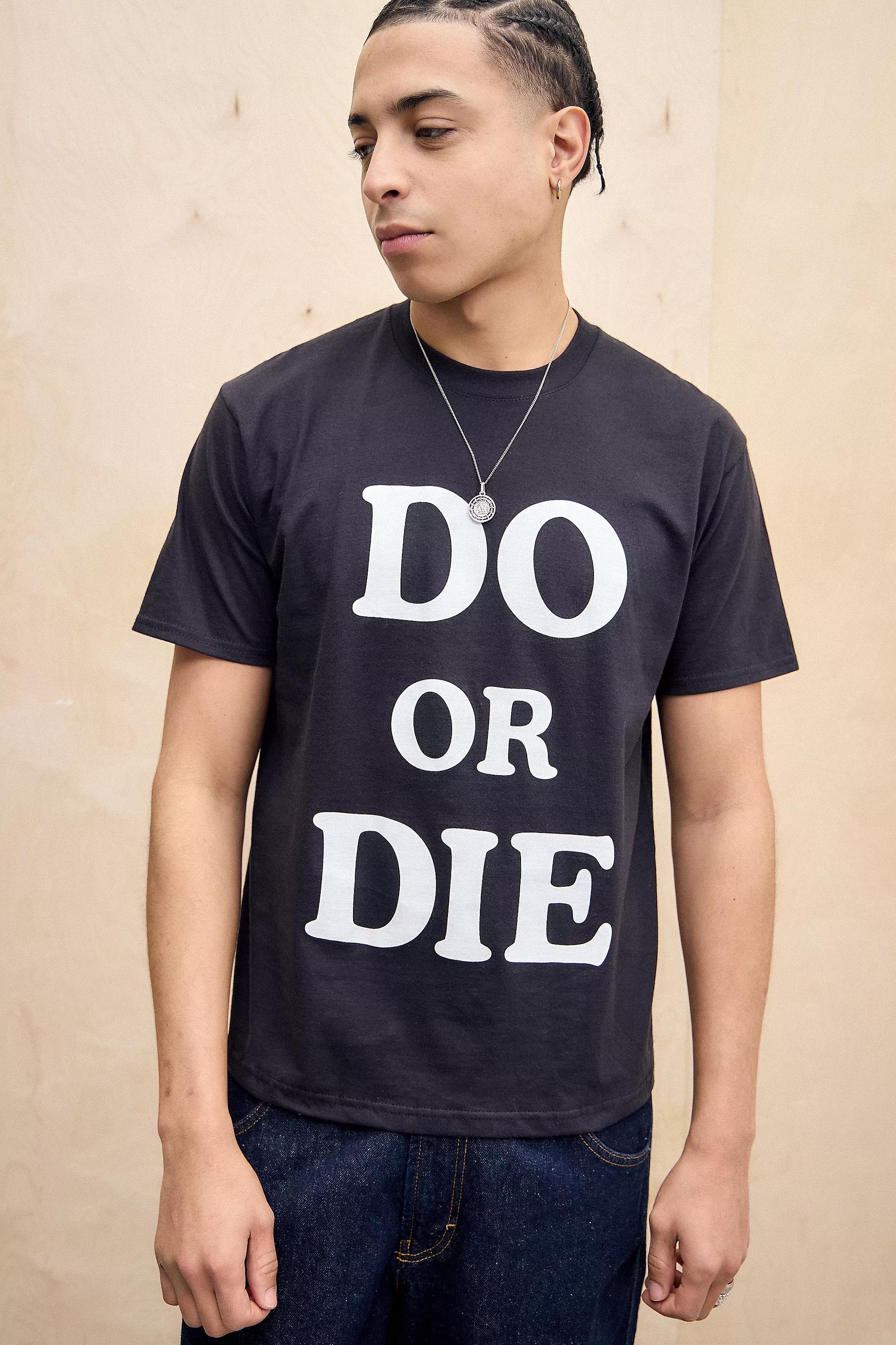 Black Uo Do Or Die T-Shirt, , large image number 0