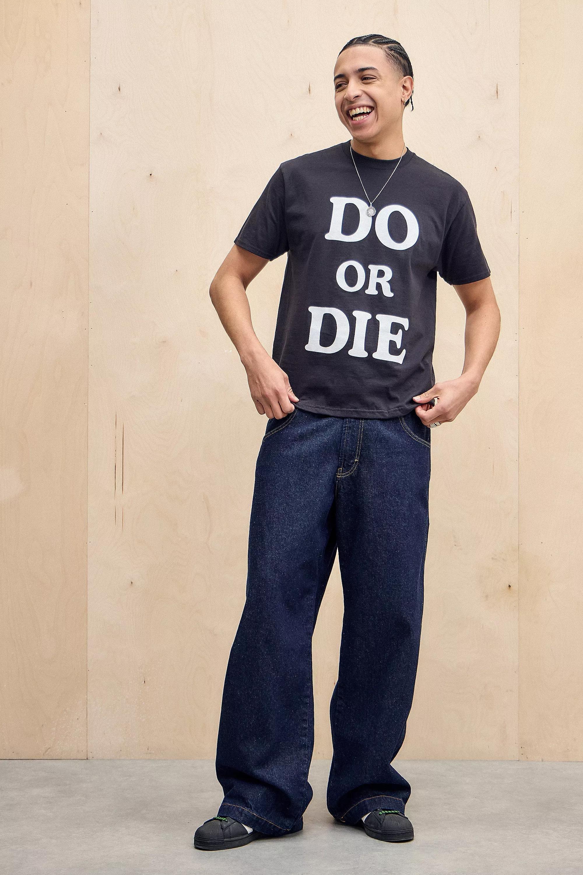 Black Uo Do Or Die T-Shirt, , large image number 1