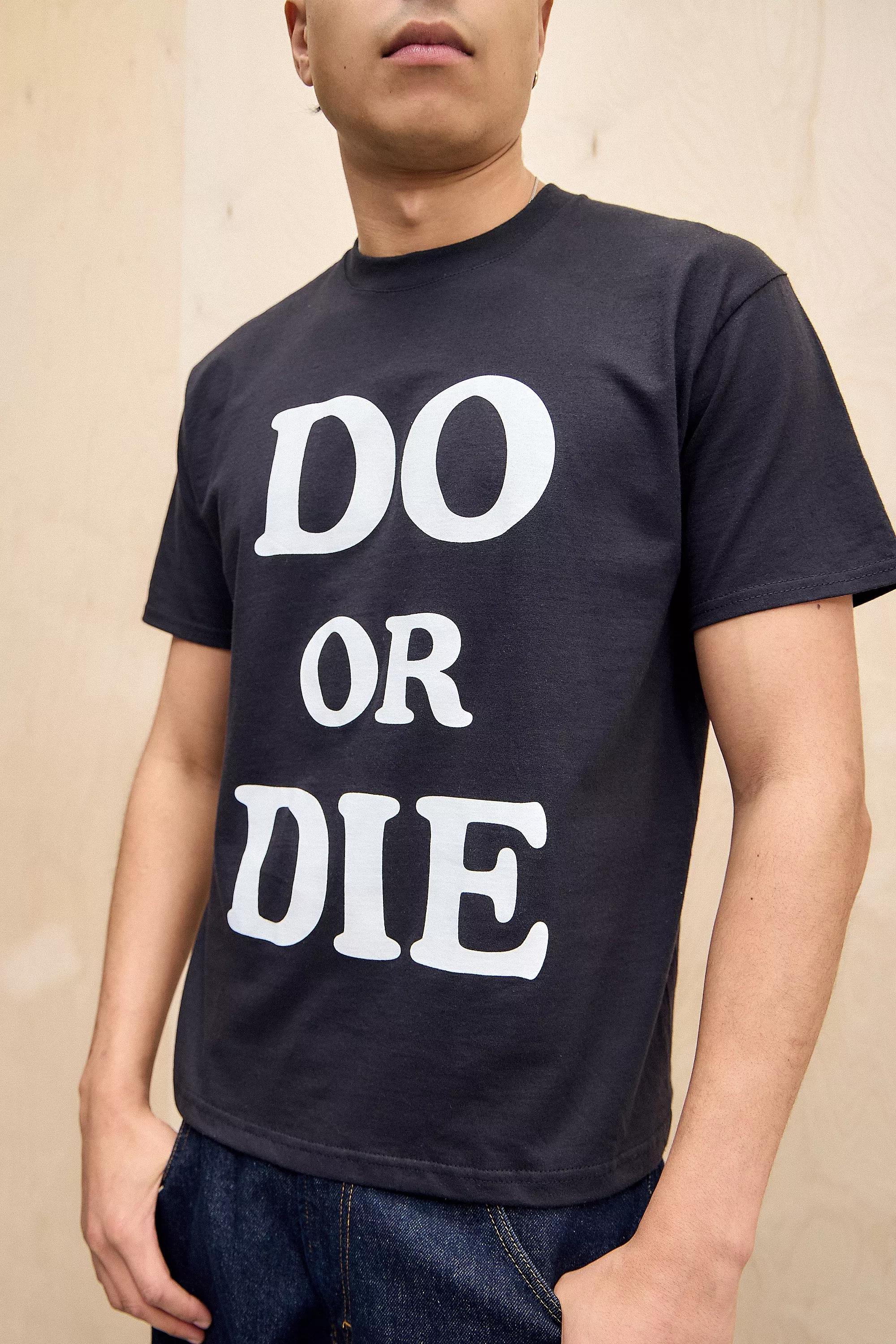 Black Uo Do Or Die T-Shirt, , large image number 2