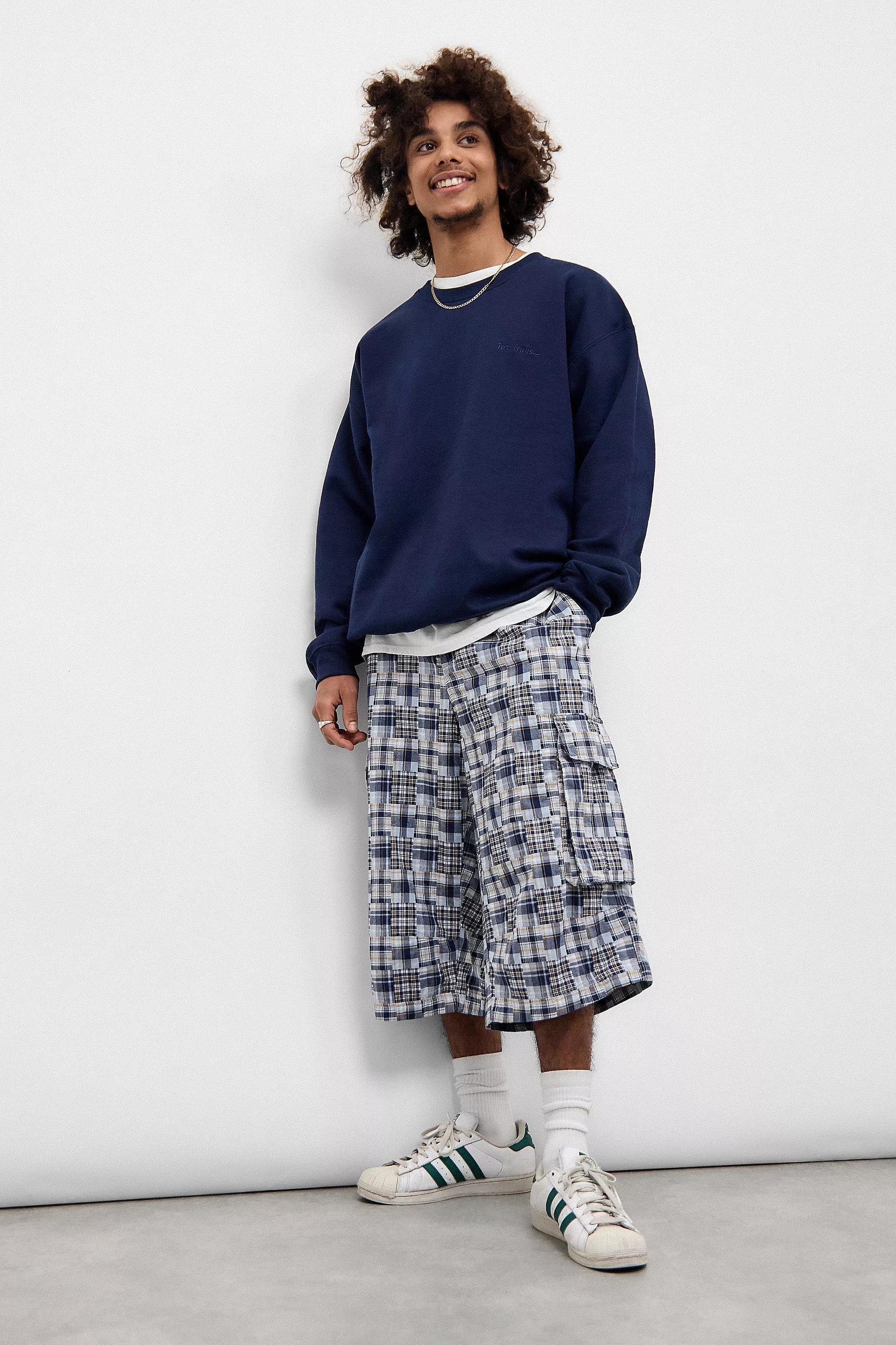 Navy Iets Frans... Embroidered Sweatshirt, , large image number 1
