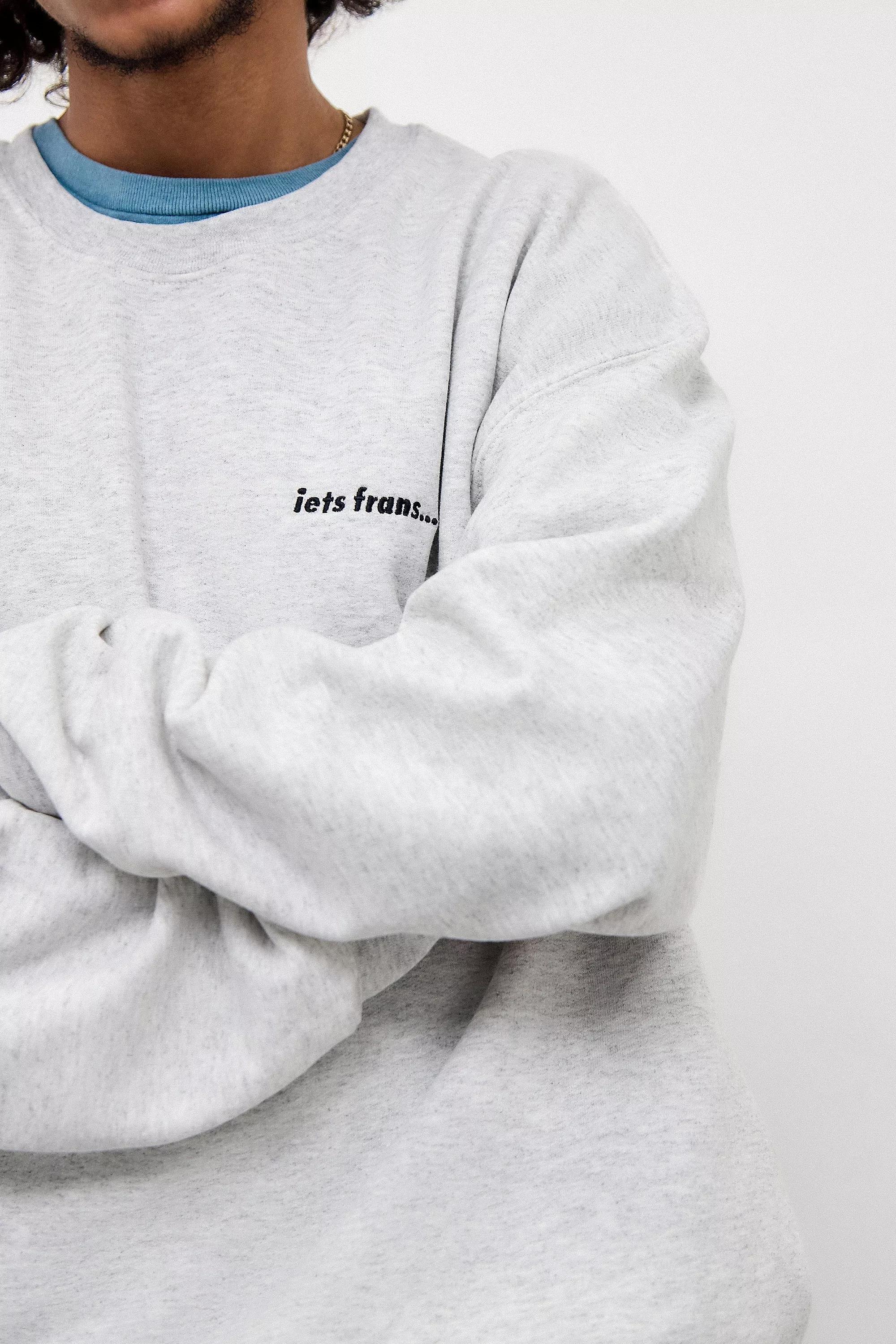 Grey UO Embroidered Sweater, , large image number 2