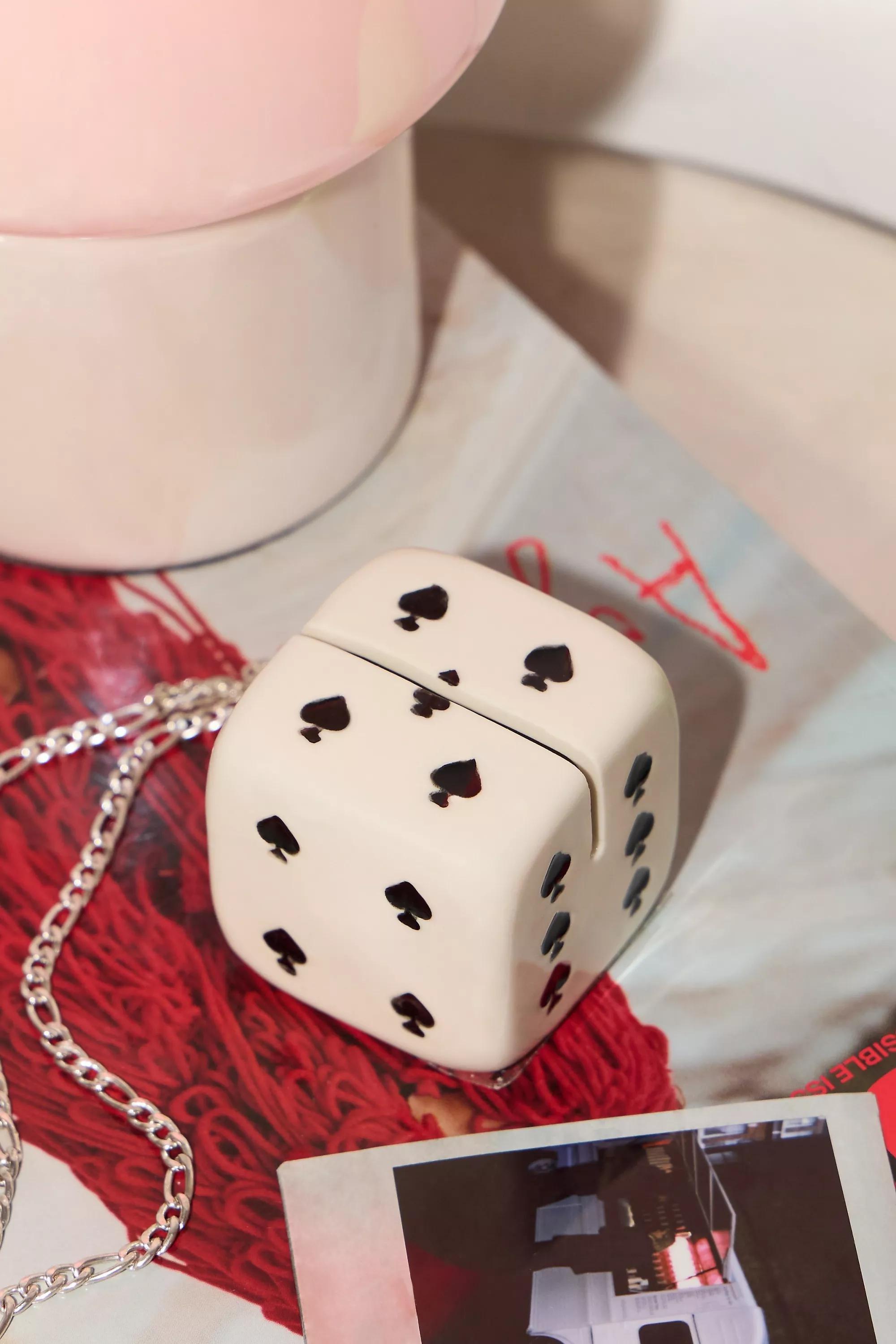 Multicolour Spade Dice Photo Holder, B&W, large image number 1