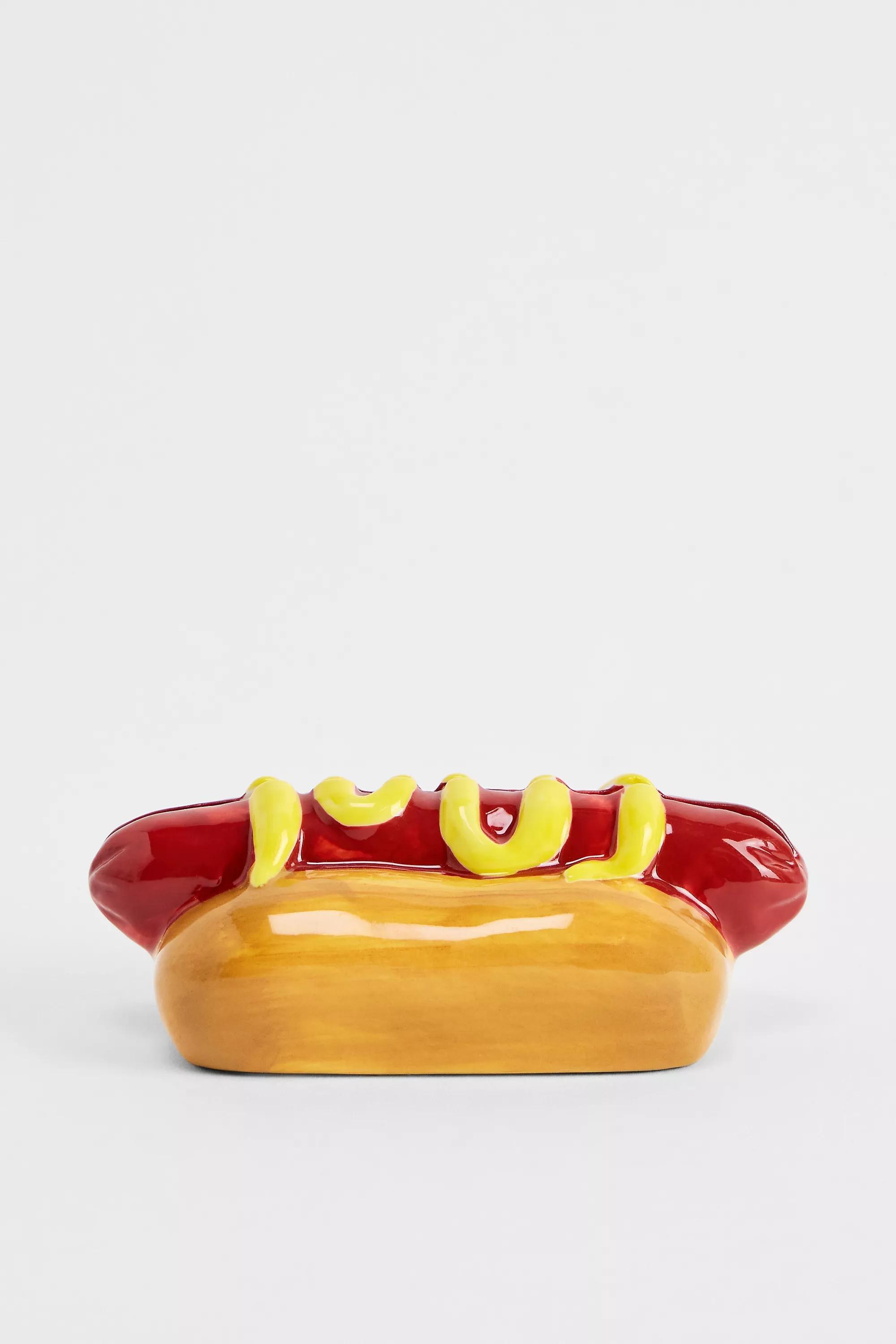 BROWN Hot Dog Ceramic Photo Holder, BRN, large image number 4
