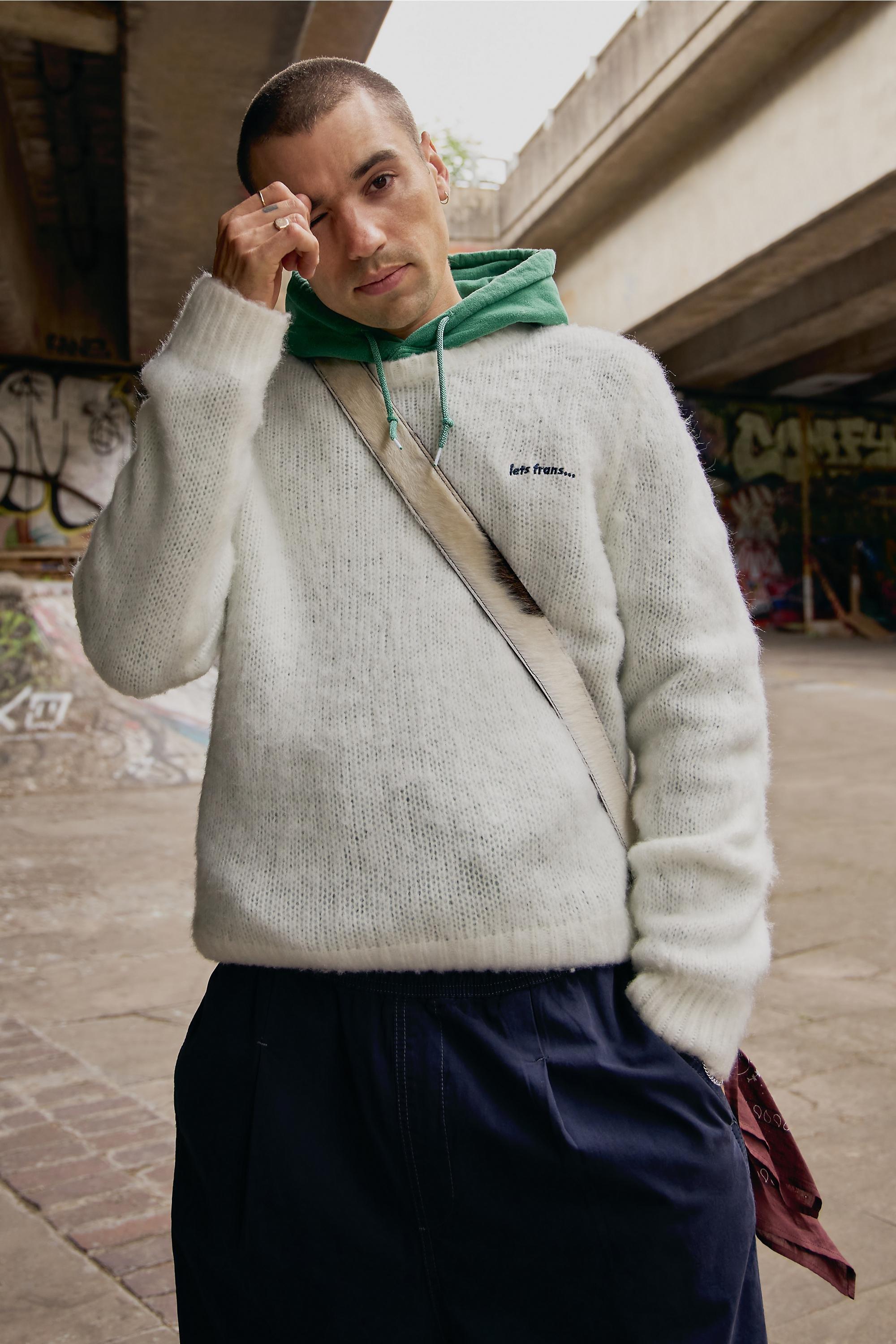 CREAM iets frans... Ecru Remi Brushed Jumper, CREME, large image number 0