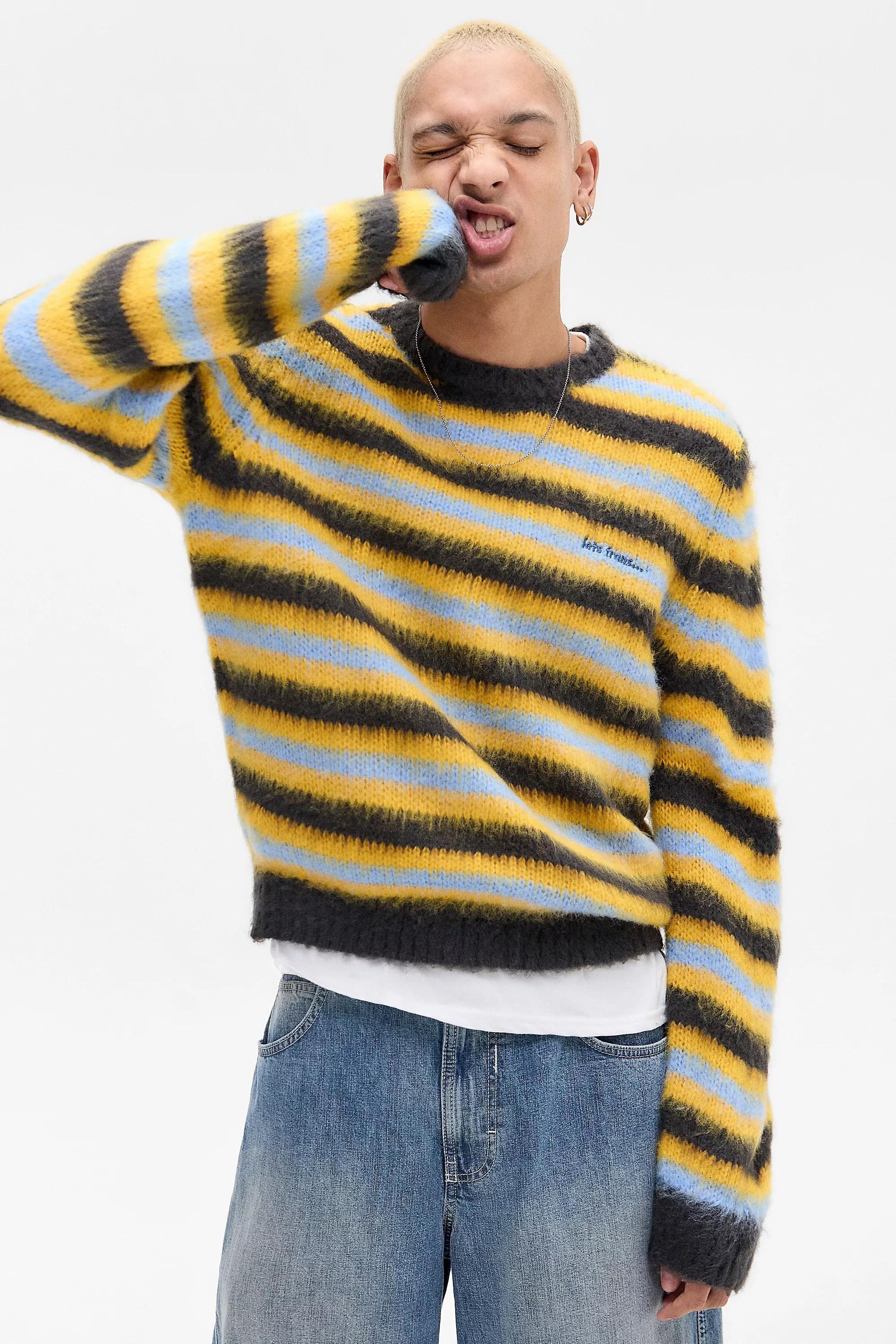 Multicolour Iets Frans... Remi Stripe Jumper, , large image number 5