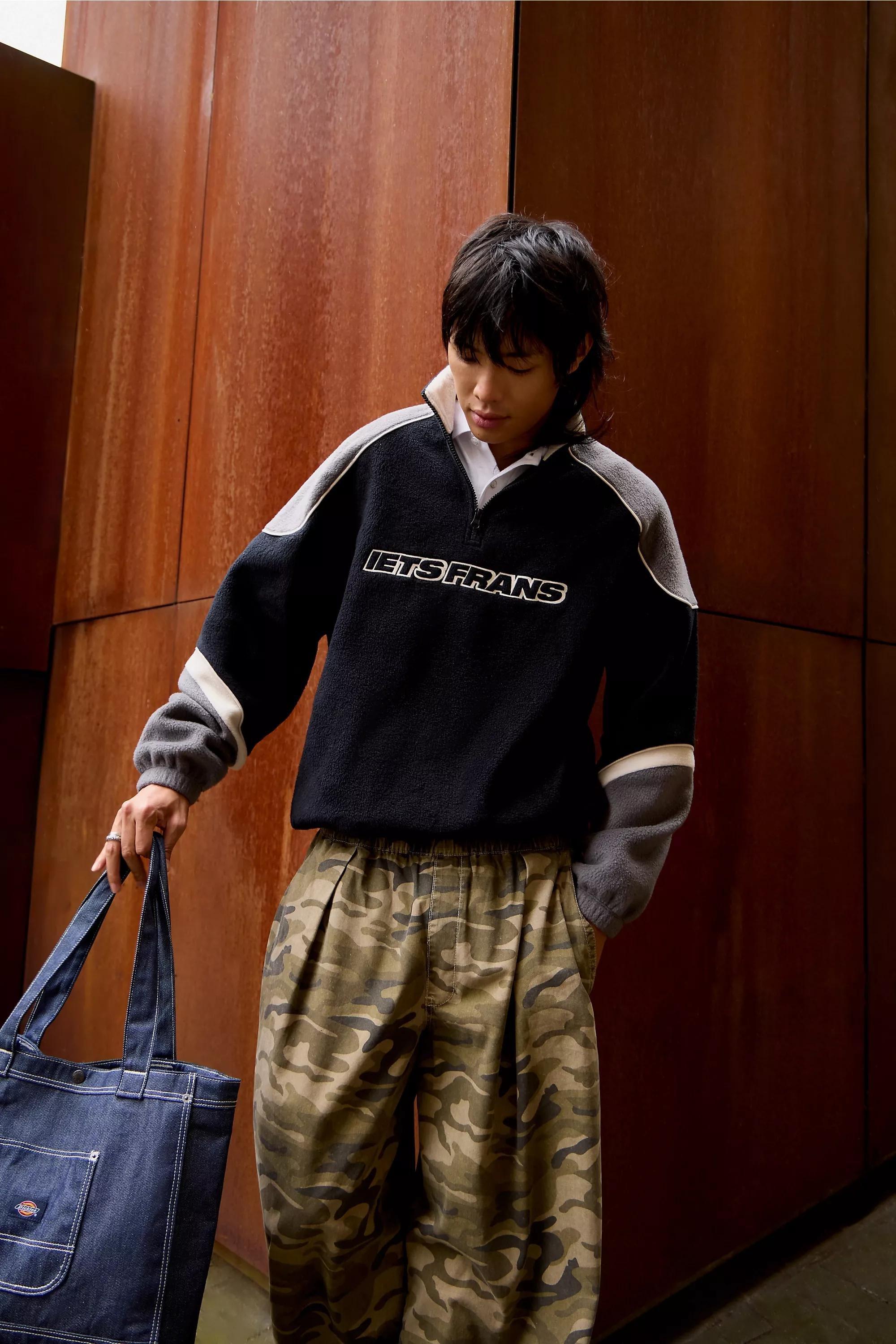 BLACK iets frans... Black Panel Fleece, BLK, large image number 0