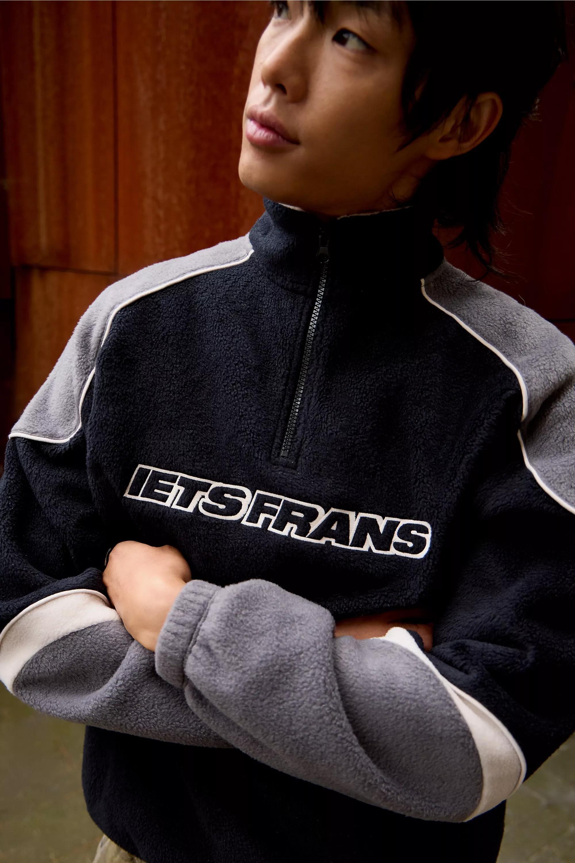 BLACK iets frans... Black Panel Fleece, BLK, large image number 1