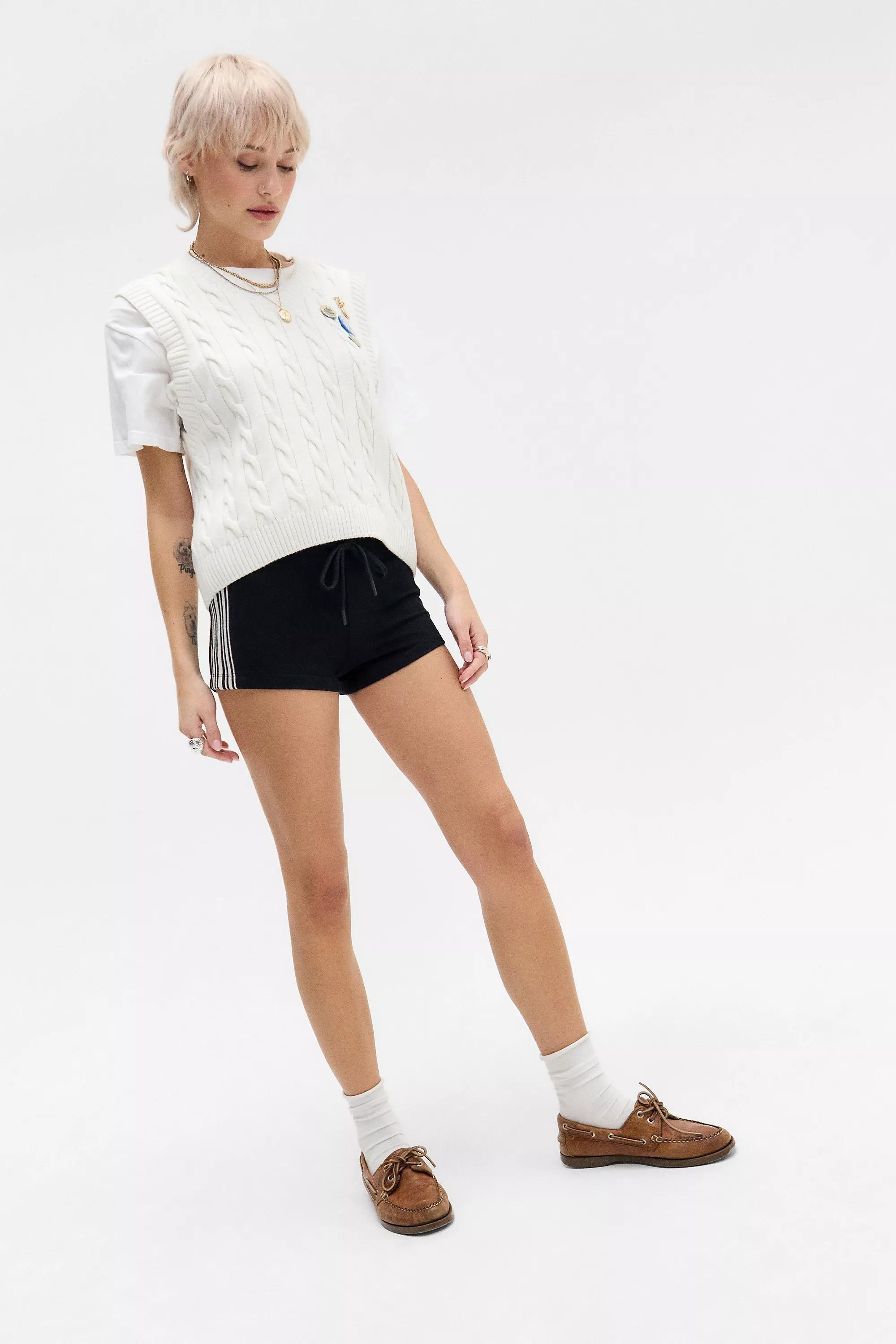 Cream Uo Braided Knit Sweater, BLK, large image number 2
