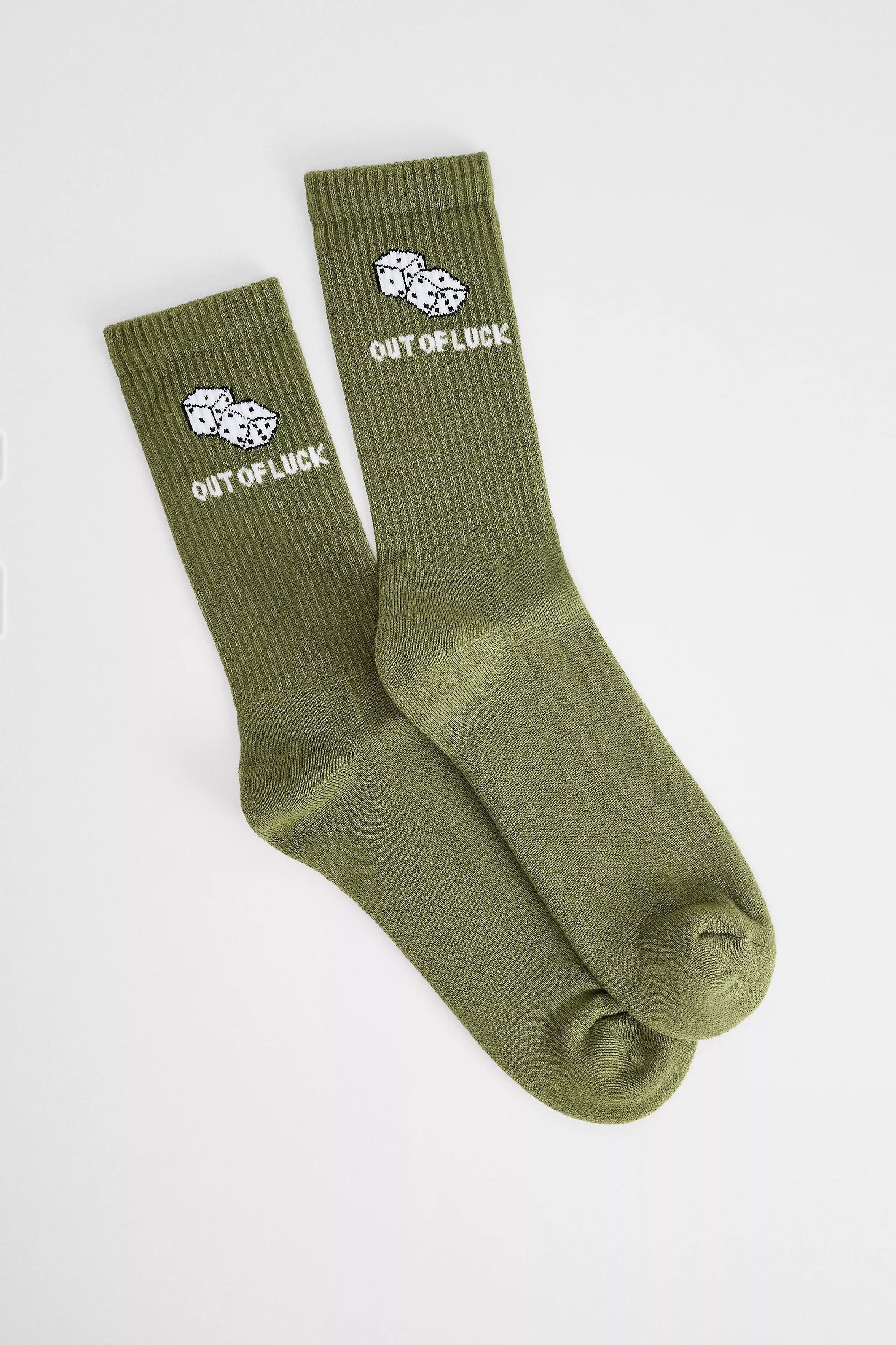 Green Uo Out Of Luck Socks, GRN, large image number 0