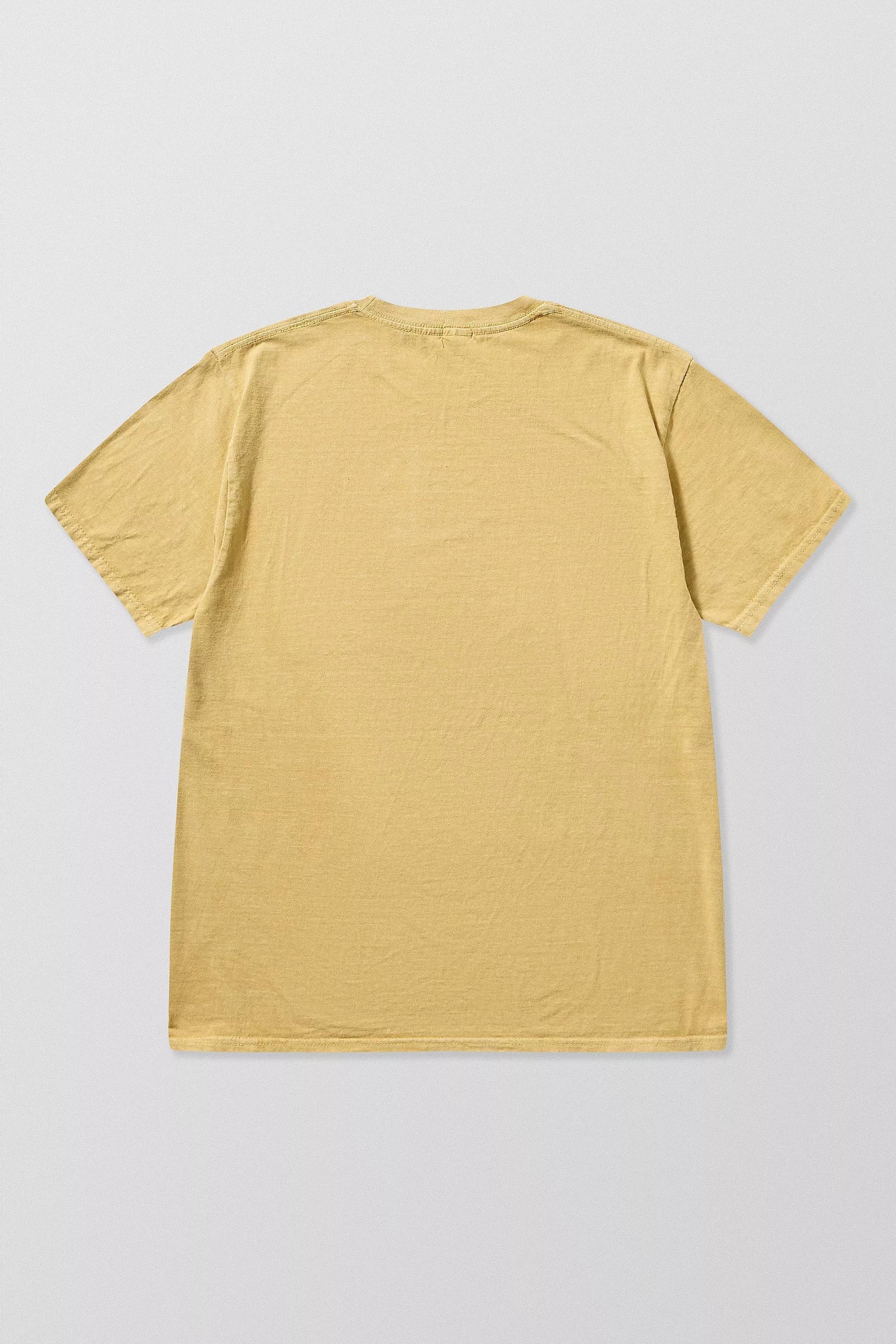 Yellow Uo Yellow Low Peace Off T-Shirt, , large image number 5